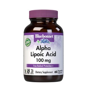 Foto 1 | Suplemento De Ácido Alfa Lipoico Bluebonnet Nutrition 100 Mg - Venta Internacional.