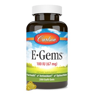 Foto 1 | Suplemento Carlson E-gems 100 Ui De Vitamina E 250 Cápsulas Blandas - Venta Internacional.