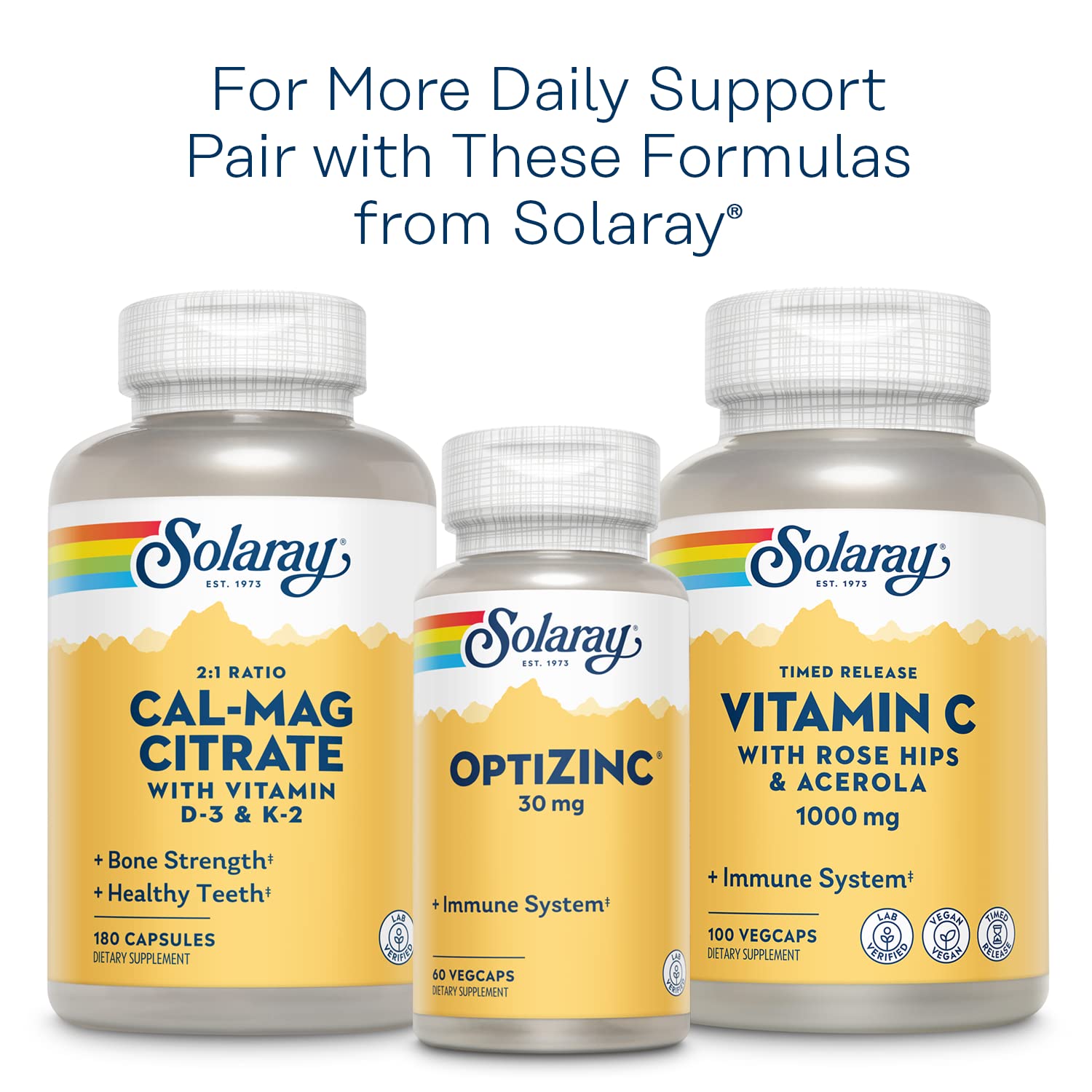 Foto 7 | Suplemento De Complejo De Vitamina B Solaray, 100 Mg, Vegano, 50 Unidades - Venta Internacional.