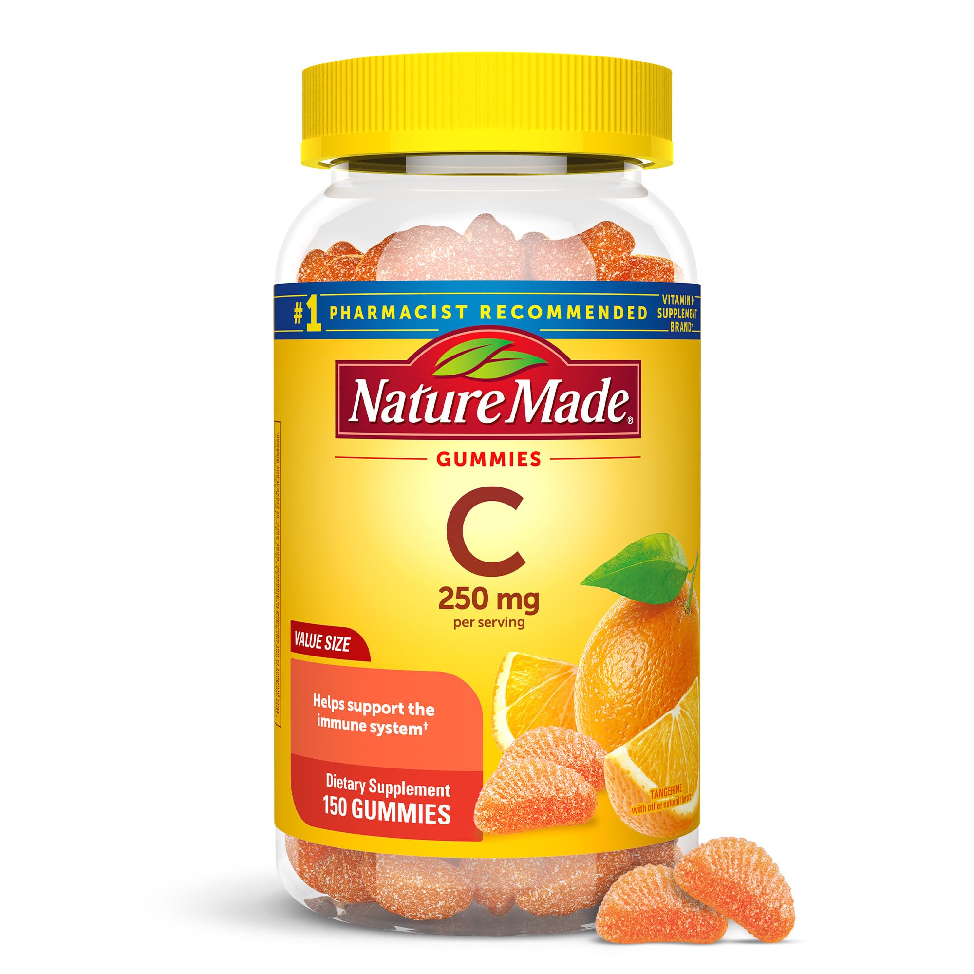 Foto 2 pulgar | Suplemento De Vitamina C Nature Made 250 Mg 150 Gomitas - Venta Internacional.