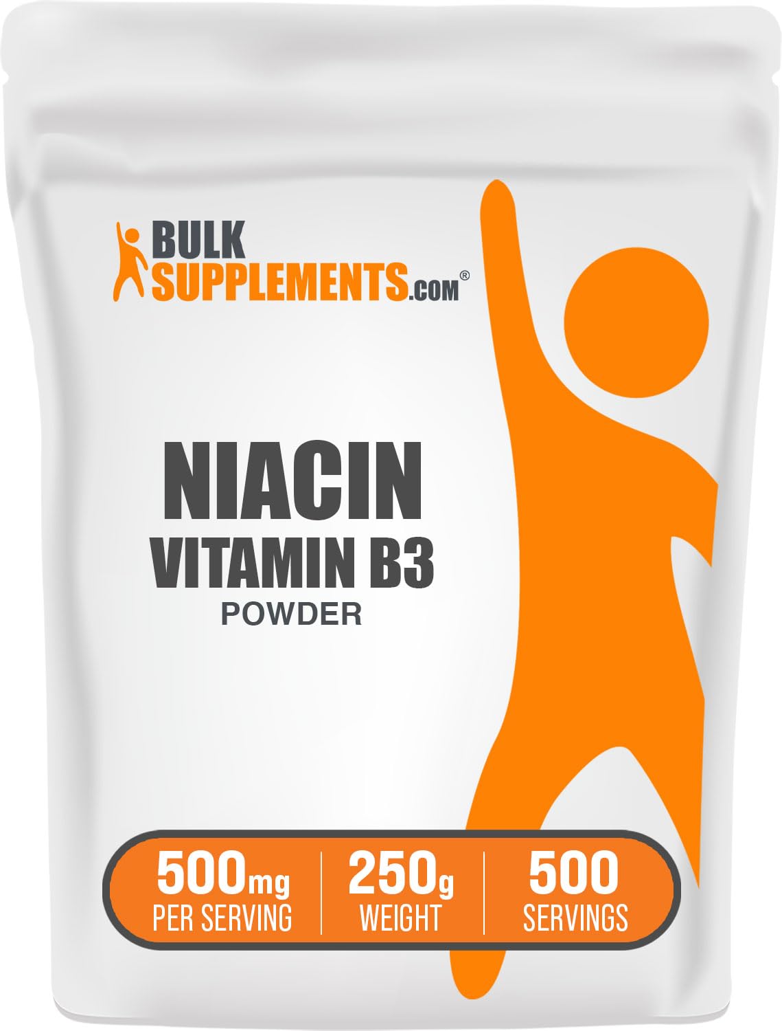 Foto 1 | Suplemento De Vitamina B3 Bulksupplements.com Niacina En Polvo 250 G - Venta Internacional.
