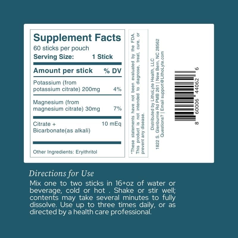 Foto 5 | Potenciador De Agua Y Bebidas Litholite Kidney Health, Paquete De 1 - Venta Internacional.