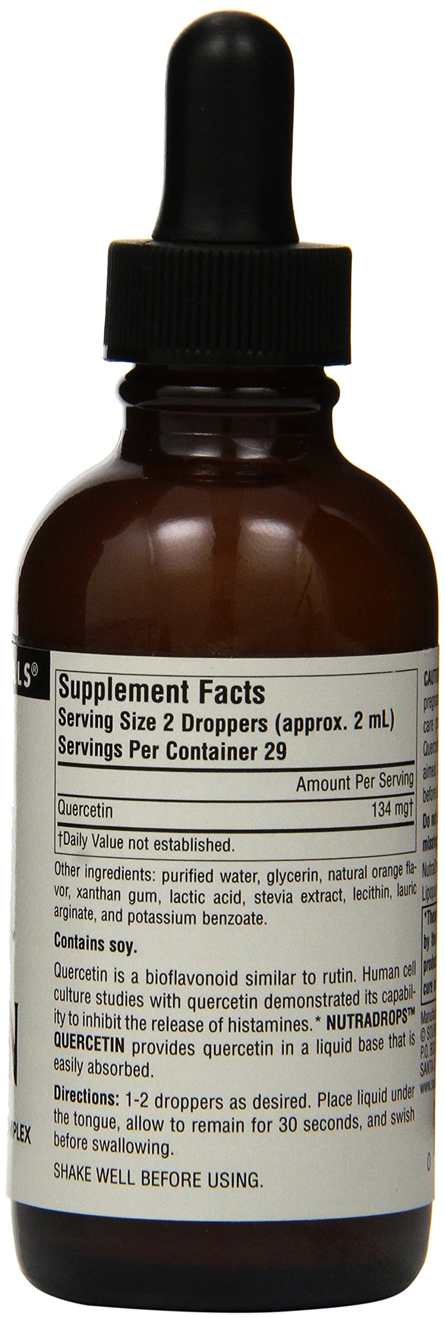 Foto 5 pulgar | Suplemento Source Naturals Quercetin Nutradrops 60 Ml - Venta Internacional.