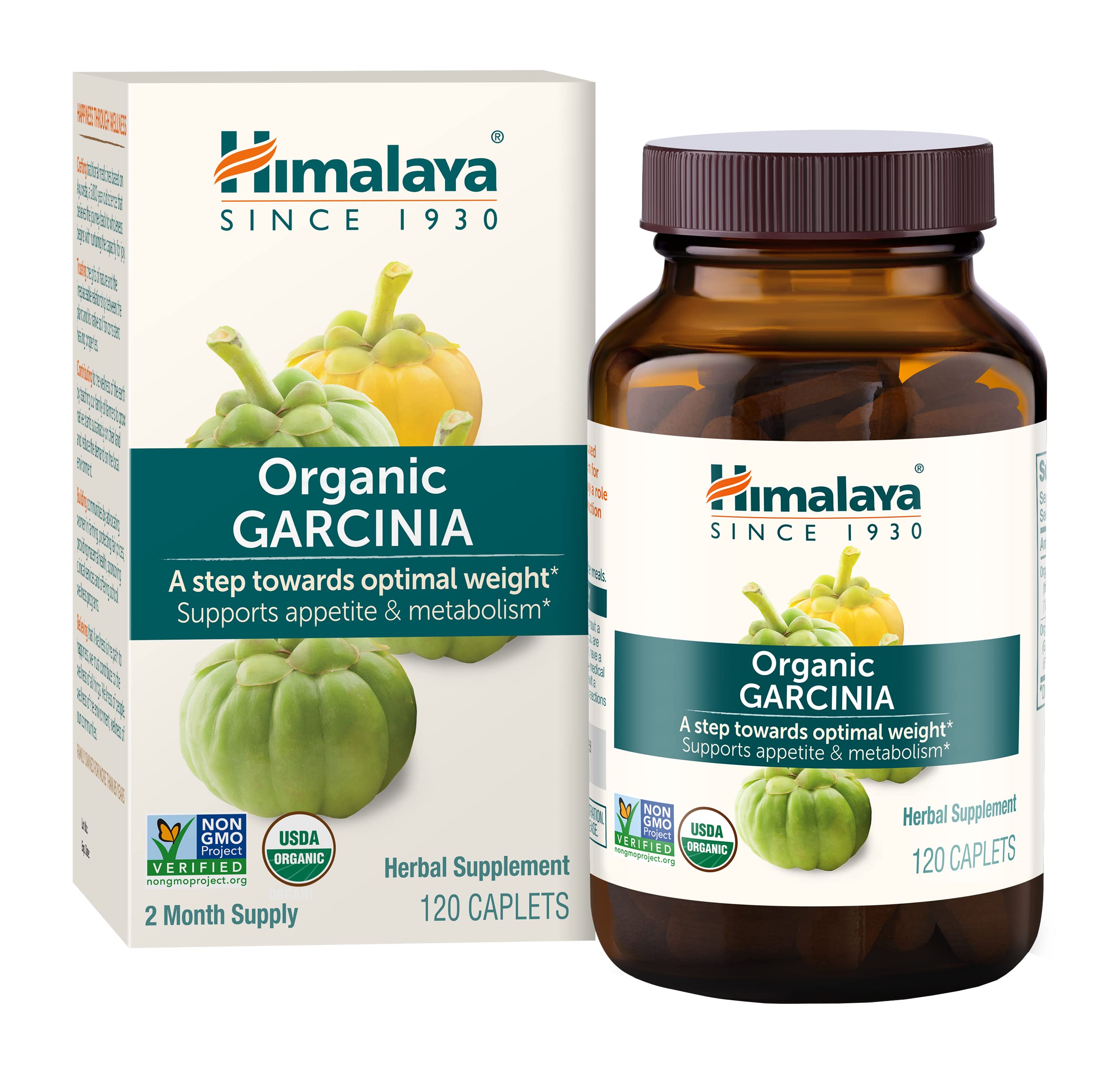 Foto 2 pulgar | Suplemento Himalaya Organic Garcinia Cambogia 600 Mg 120 Cápsulas - Venta Internacional.