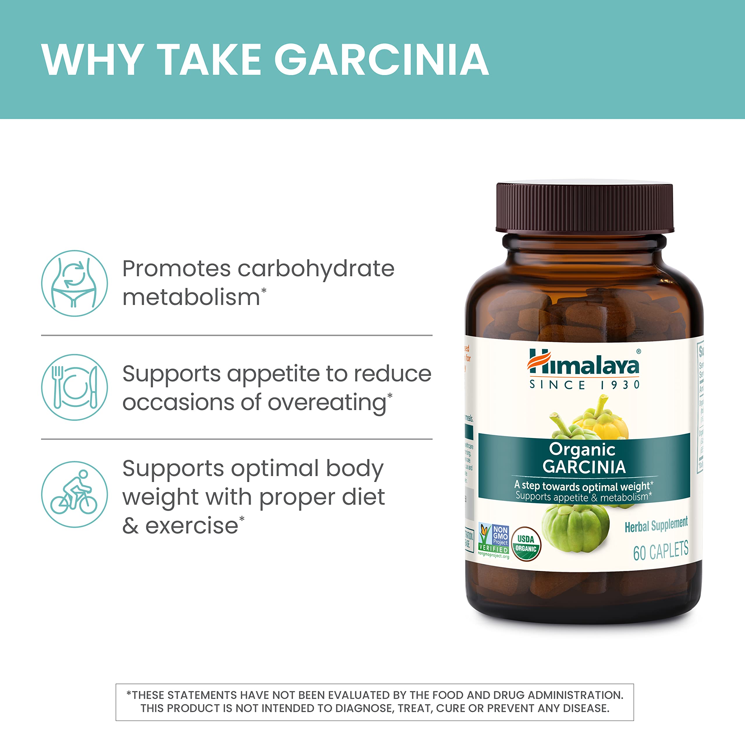 Foto 5 pulgar | Suplemento Himalaya Organic Garcinia Cambogia 600 Mg 120 Cápsulas - Venta Internacional.
