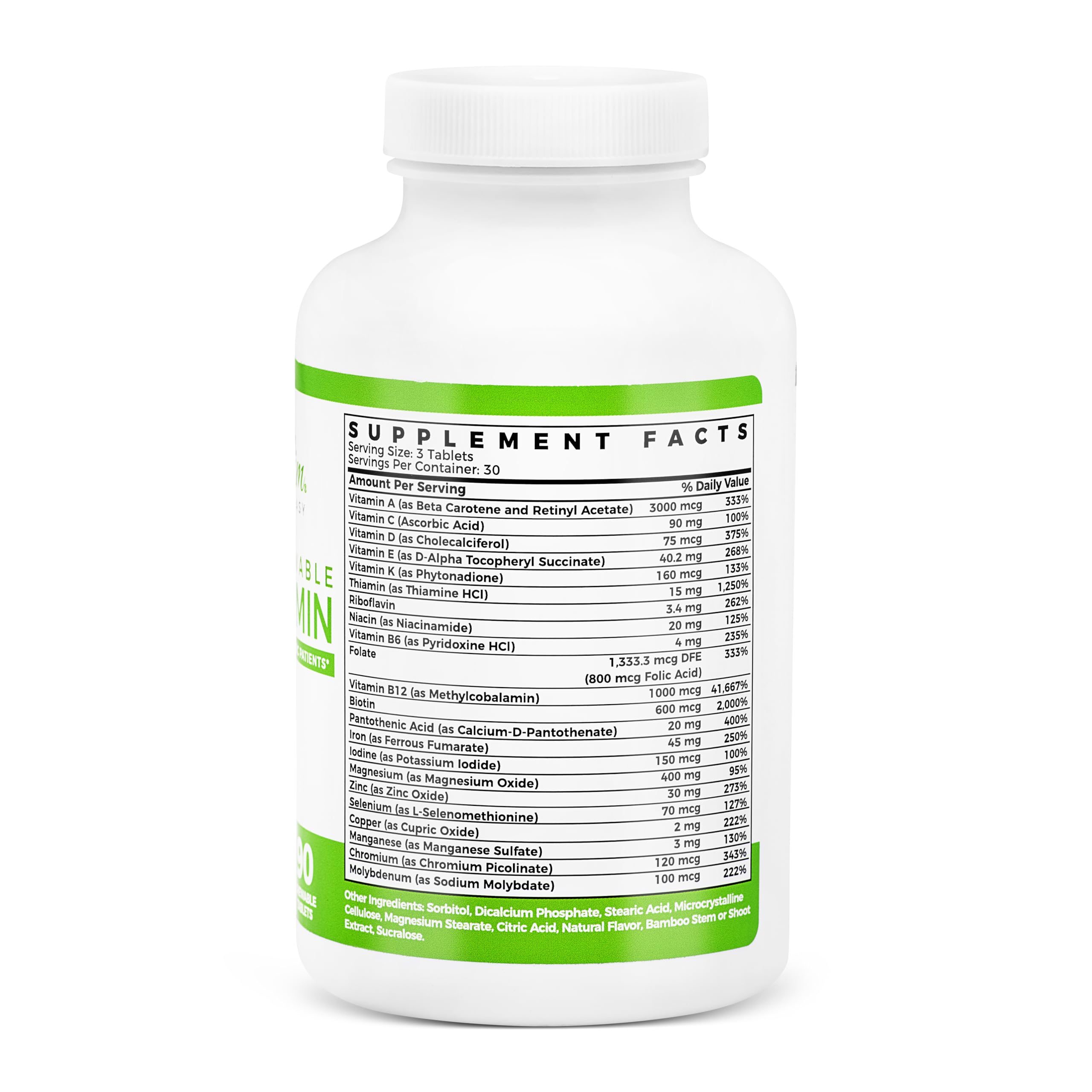 Foto 2 | Multivitamínico Bariátrico Masticable Barislim, 45 Mg, Hierro Y Fresa - Venta Internacional.