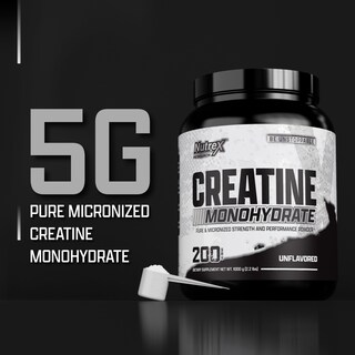 Foto 4 | Monohidrato De Creatina En Polvo Nutrex Research 1 Kg (200 Dosis) - Venta Internacional.