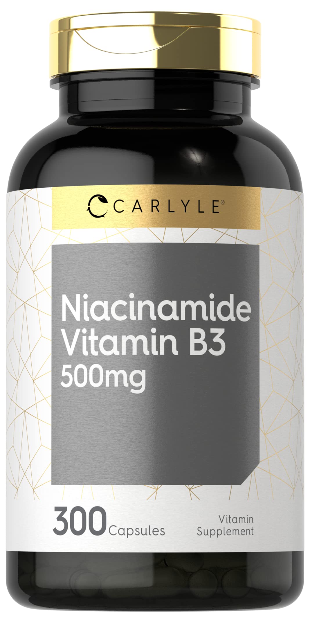Foto 2 pulgar | Suplemento Carlyle, Niacinamida Y Vitamina B3, 500 Mg, 300 Cápsulas - Venta Internacional.