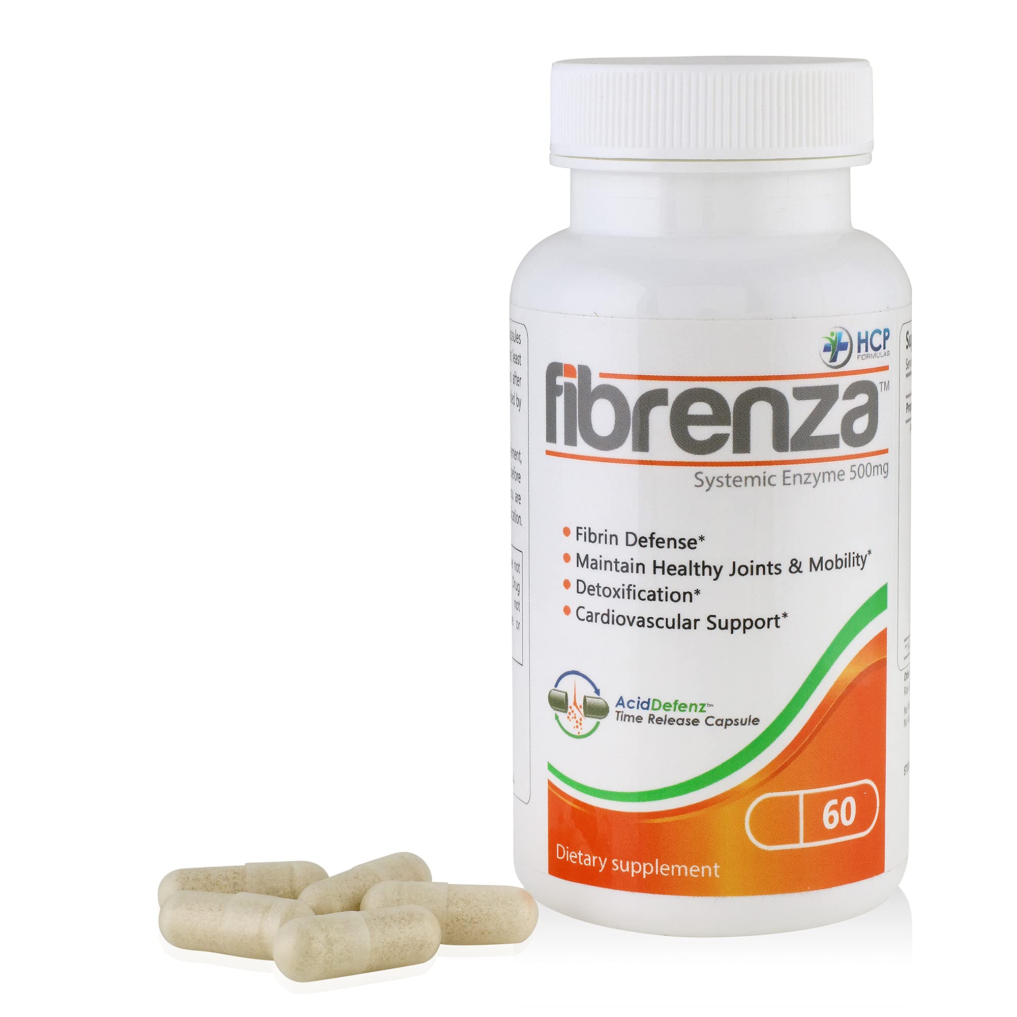 Foto 5 pulgar | Suplemento Hcp Formulas Para La Enzima Sistémica De La Fibrenza, 60 Cápsulas - Venta Internacional.