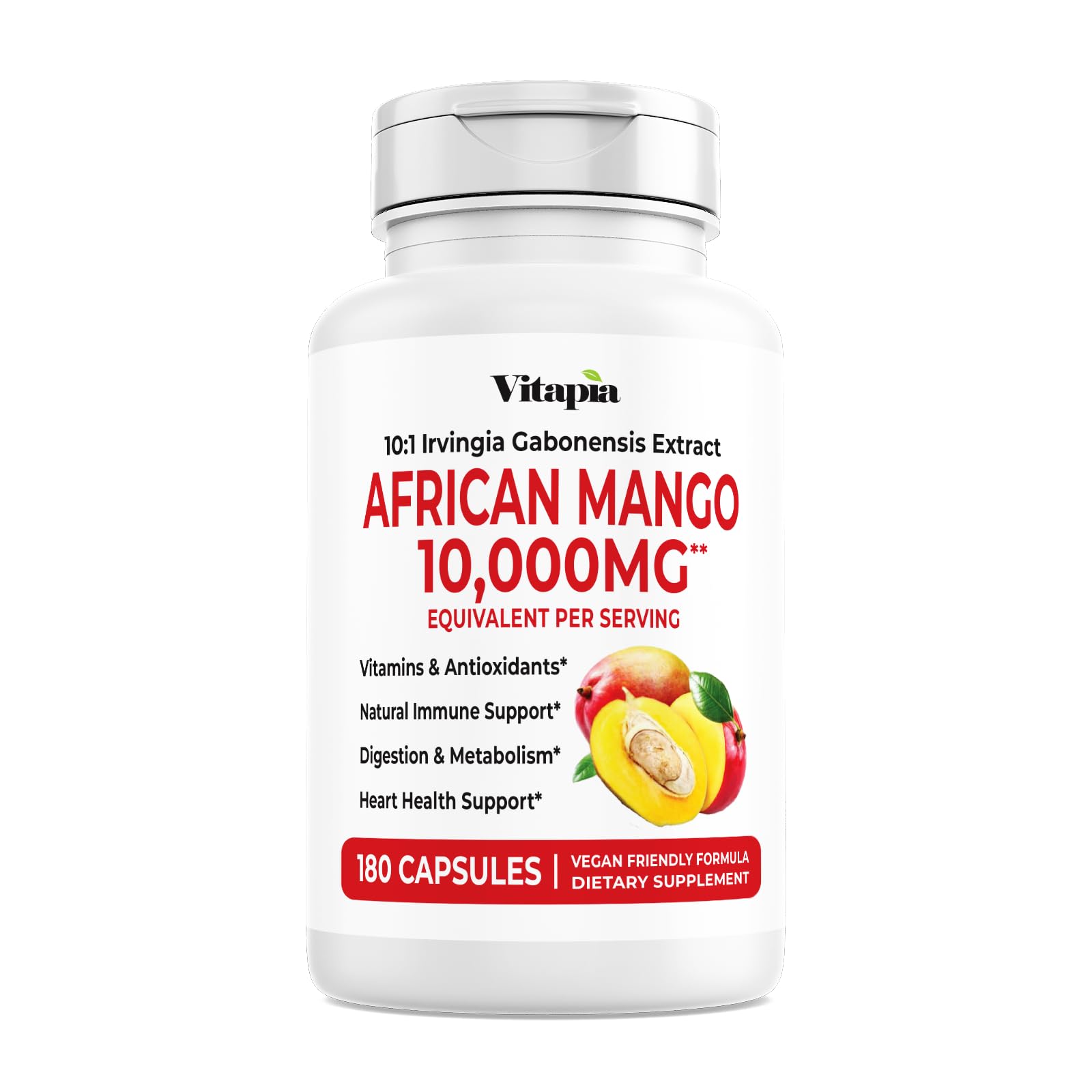 Foto 1 | Suplemento Vitapia African Mango 10:1 Extract 180 Cápsulas - Venta Internacional.
