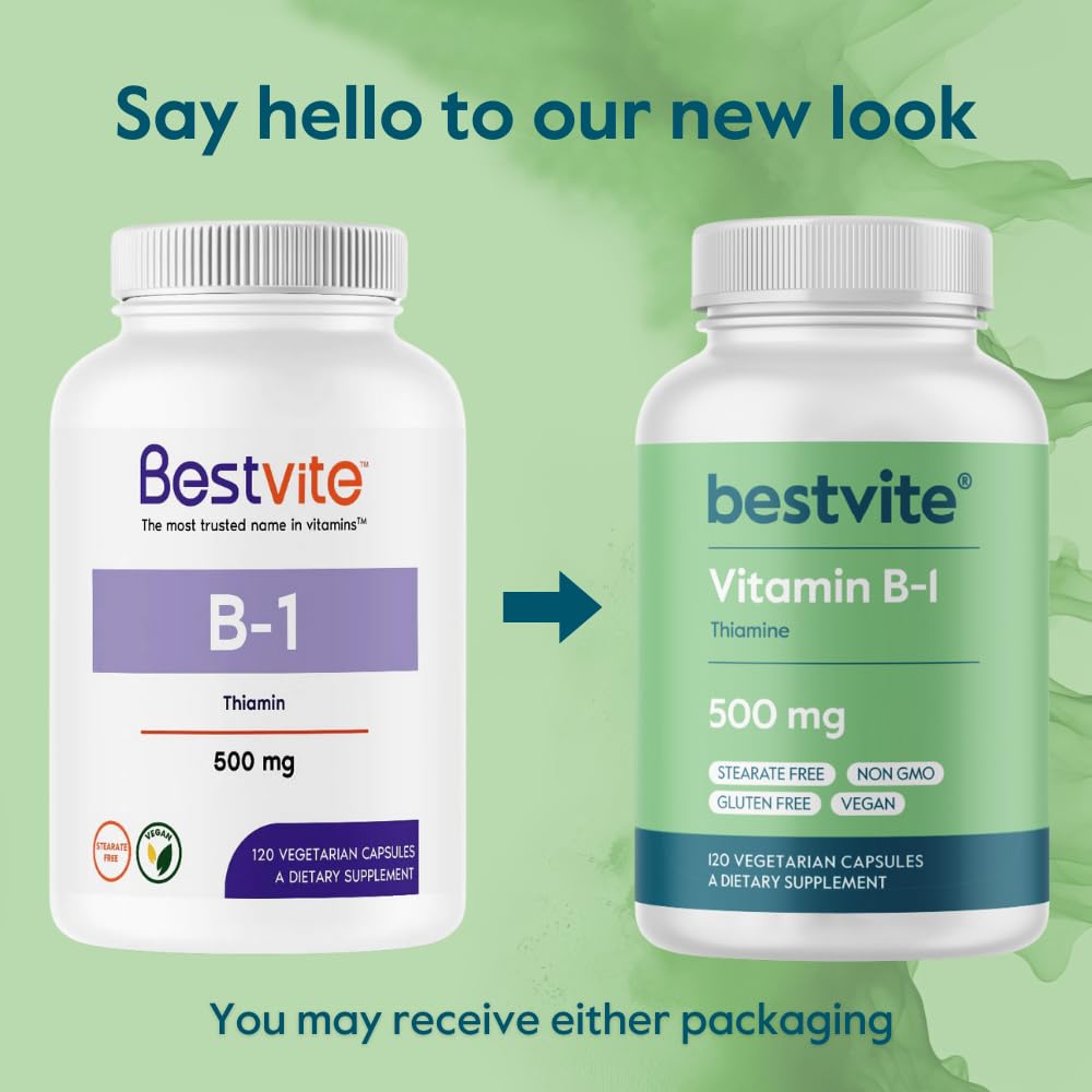 Foto 3 | Suplemento Bestvite De Vitamina B-1 (tiamina) 500 Mg 120 Cápsulas - Venta Internacional.