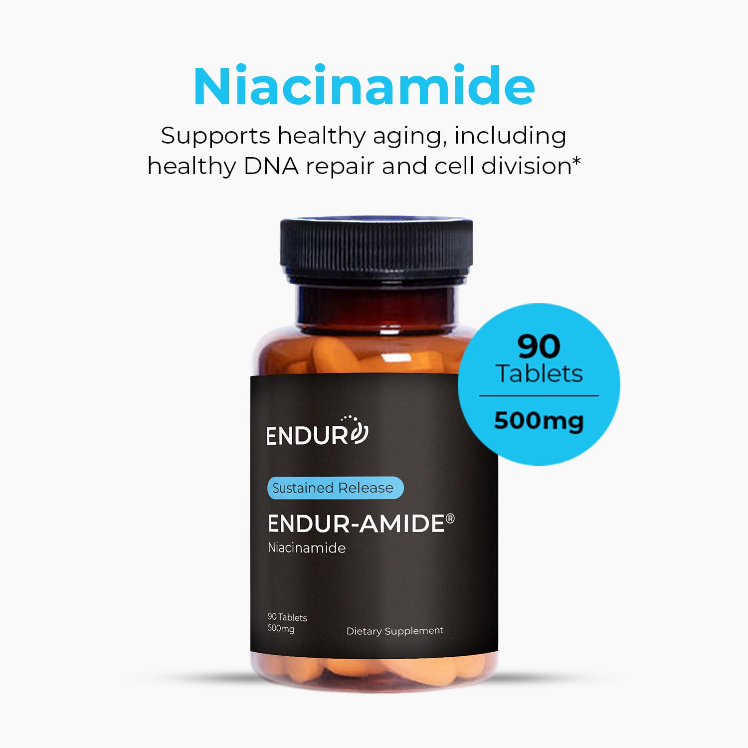 Foto 2 | Suplemento De Productos De Resistencia Endur-amida Nad+ Niacinamida B - Venta Internacional.
