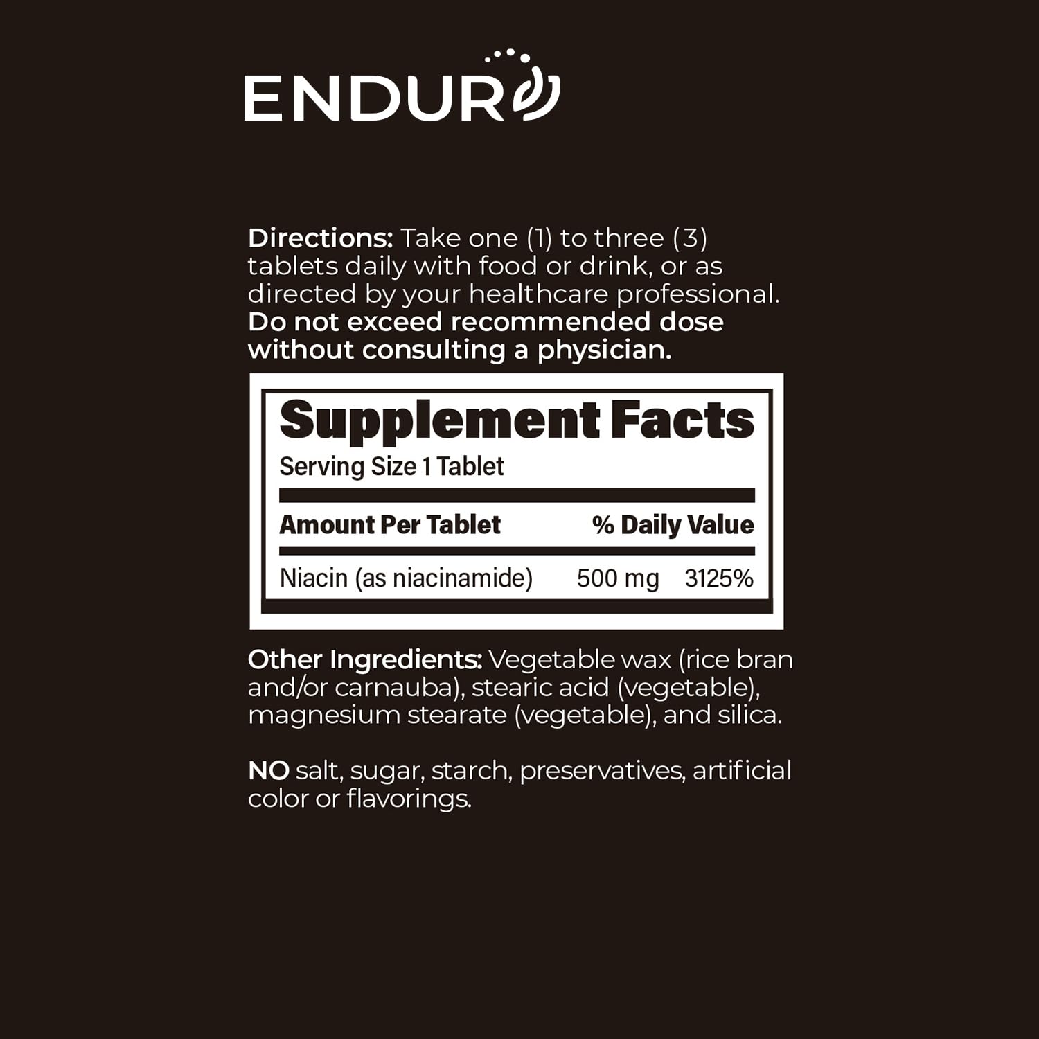 Foto 7 pulgar | Suplemento De Productos De Resistencia Endur-amida Nad+ Niacinamida B - Venta Internacional.