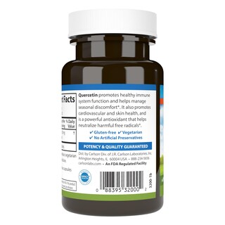Foto 3 | Suplemento Carlson Quercetina 500 Mg Seasonal Support 60 Cápsulas - Venta Internacional.