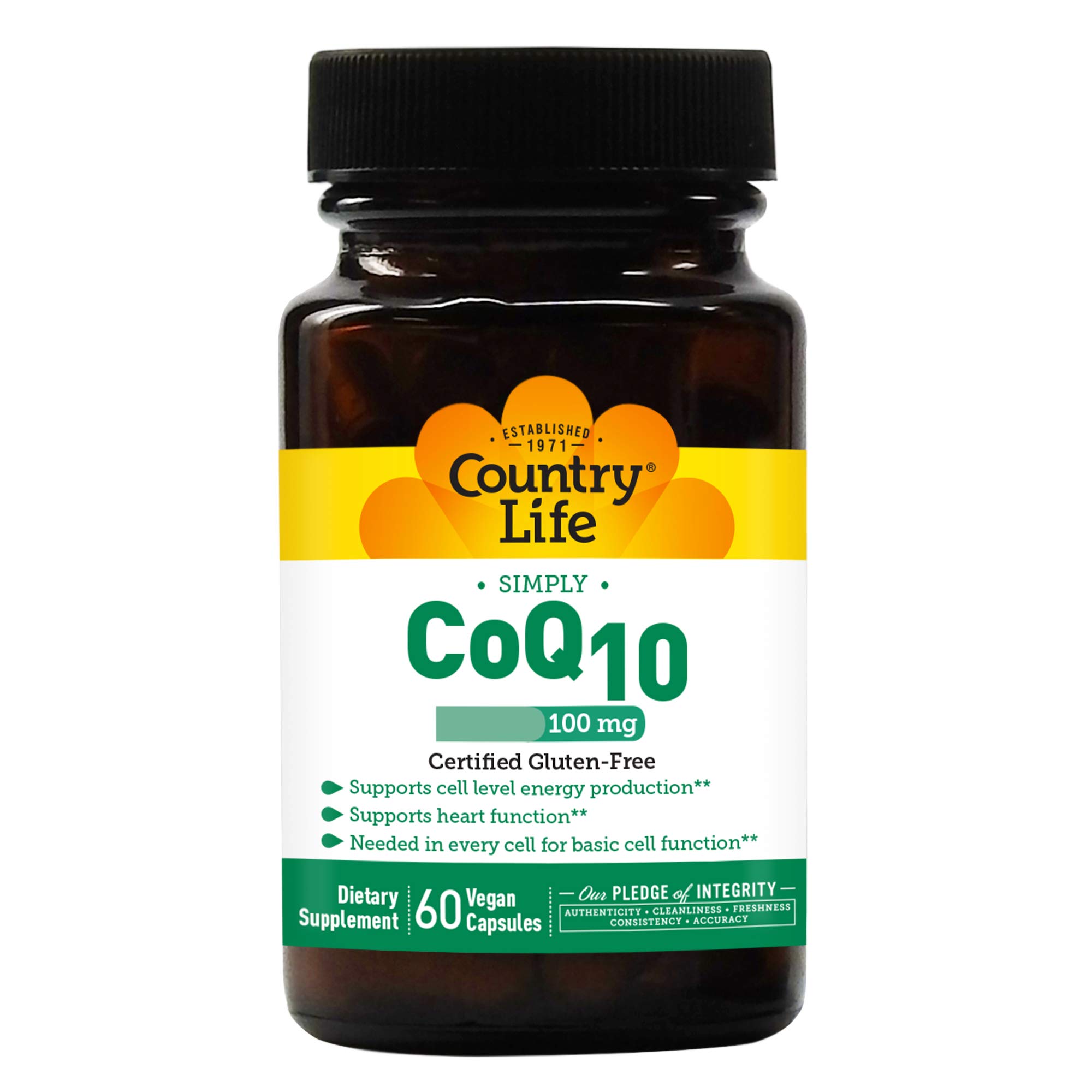 Foto 1 | Suplemento Country Life Coq10 100 Mg 60 Cápsulas Vegetarianas - Venta Internacional.