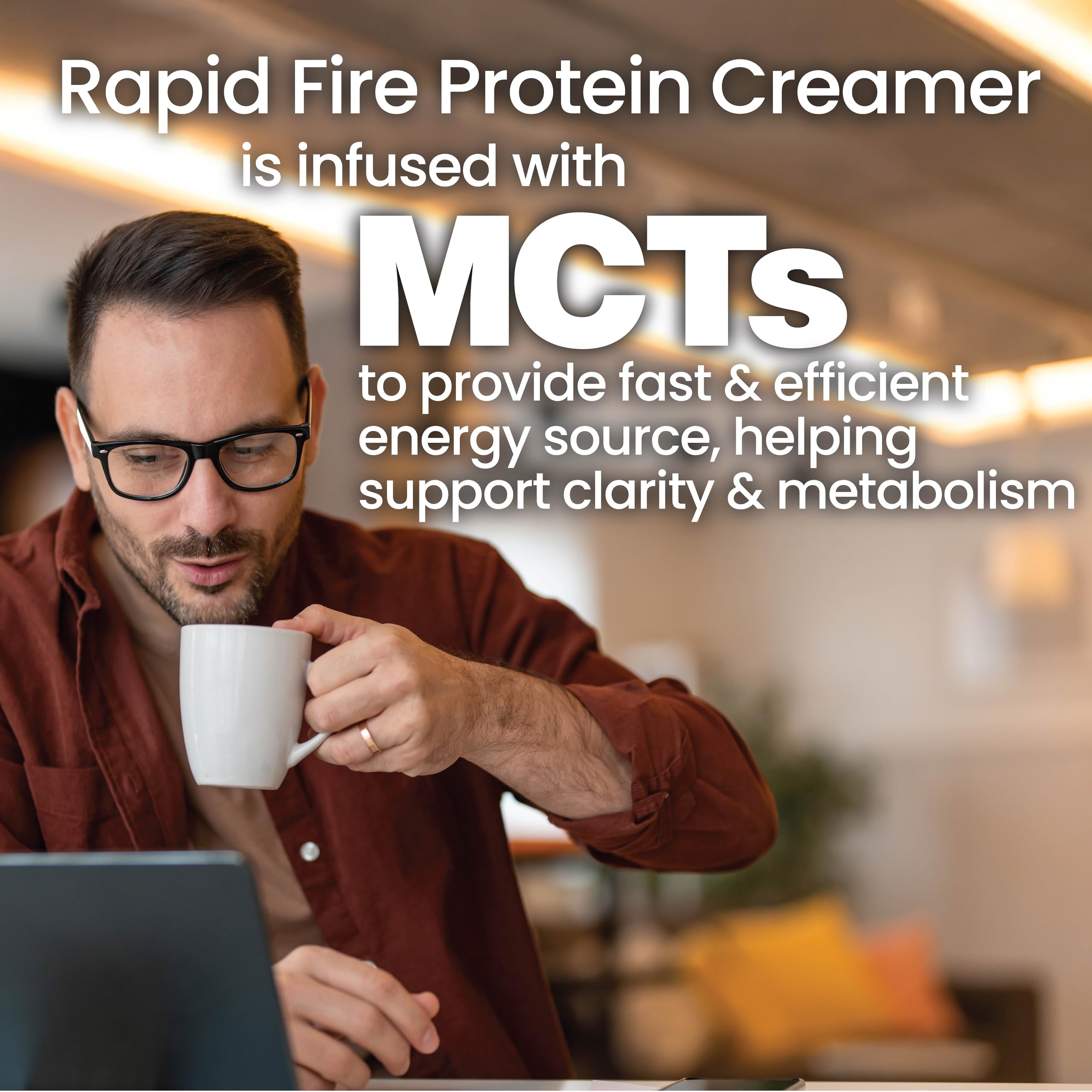 Foto 5 pulgar | Crema Proteica Rapid Fire Original Blend 10 G Con Vitaminas - Venta Internacional.