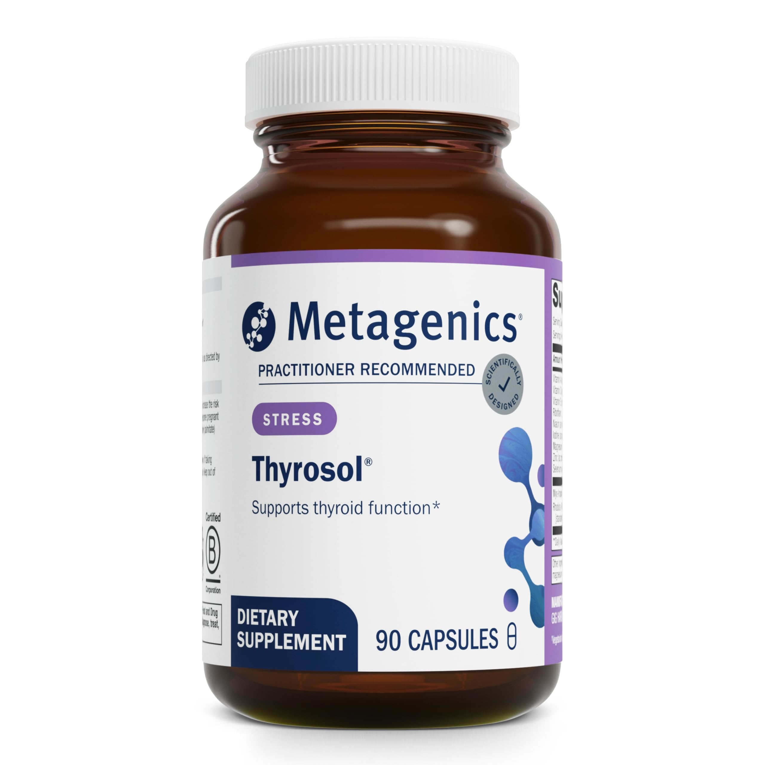 Foto 1 | Suplemento Metagenics Thyrosol 90 Cápsulas Para Ayudar A La Tiroides - Venta Internacional.