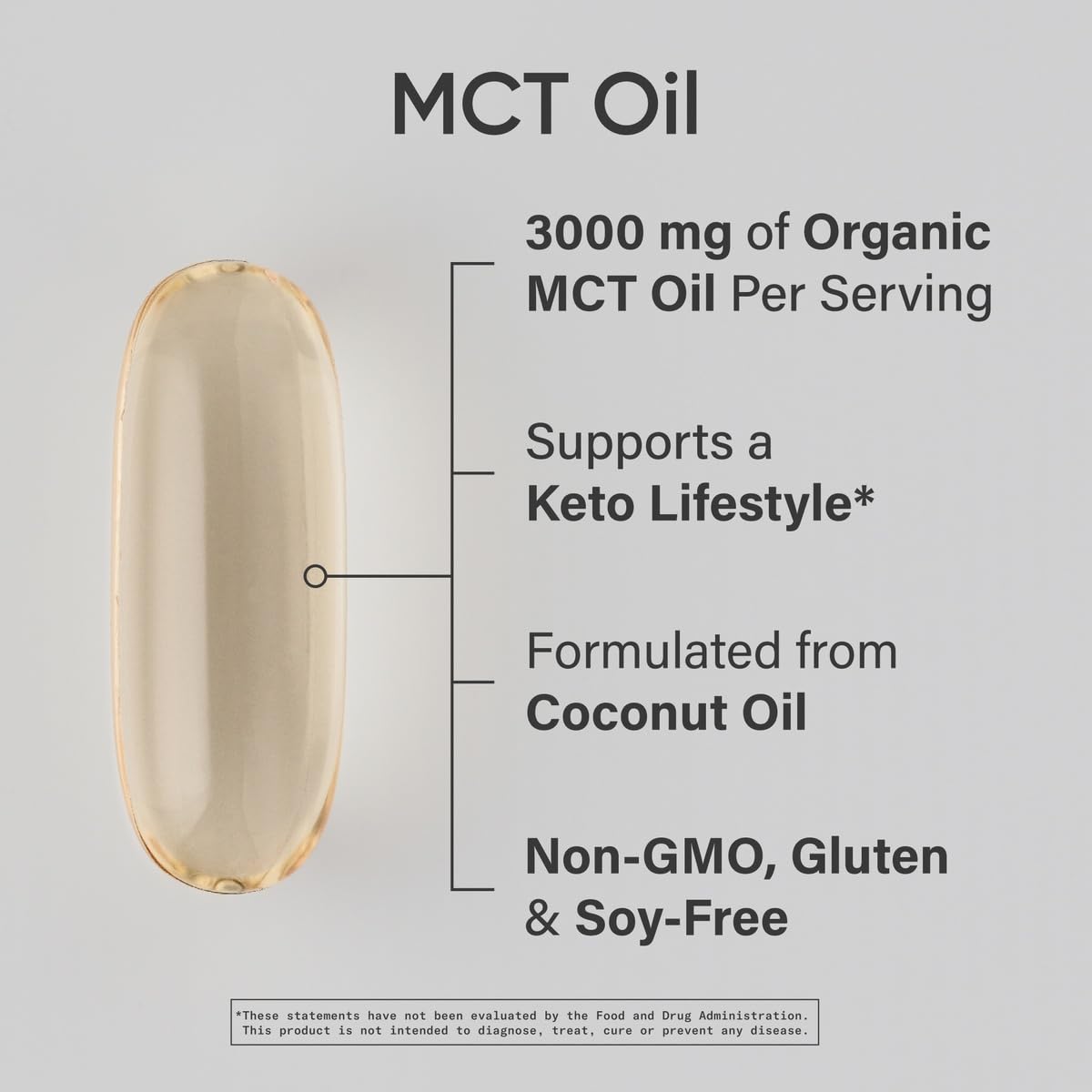 Foto 2 | Cápsulas De Aceite Mct Sports Research Keto Derivadas Del Coco - Venta Internacional.