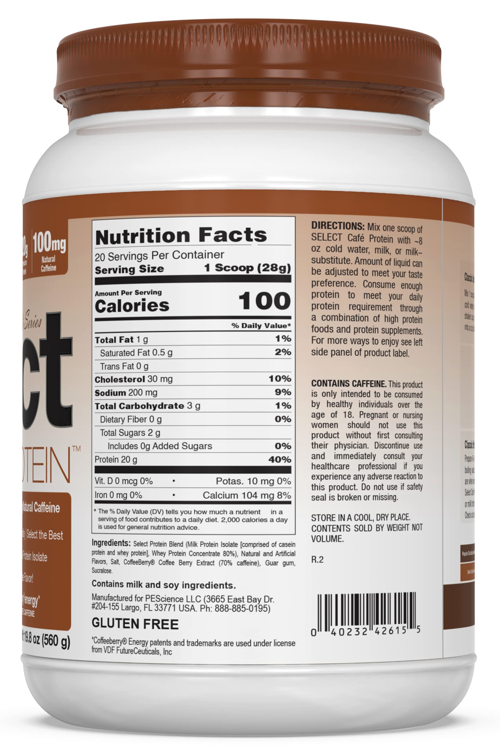 Foto 5 | Proteína En Polvo Pesscience Select Cafe Coffee Caramel 560 G - Venta Internacional.