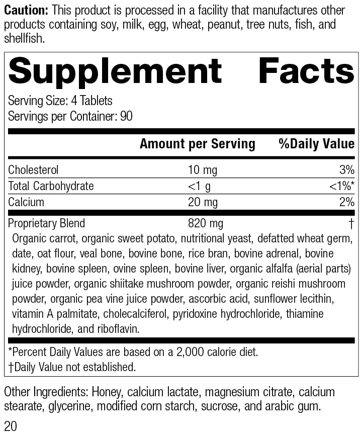 Foto 3 pulgar | Suplemento Cyrofood 360 Comprimidos De Standard Process Inc. - Venta Internacional.
