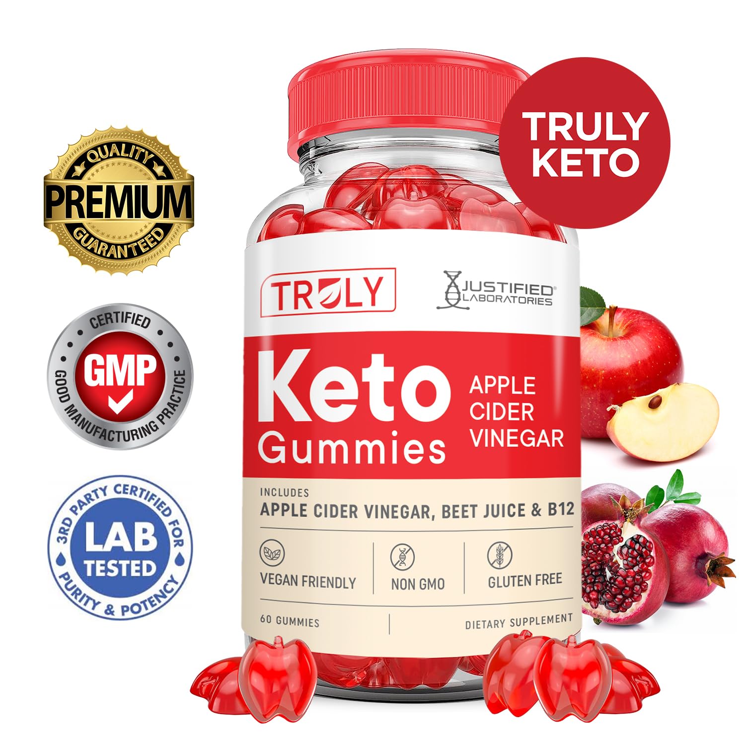 Foto 3 pulgar | (paquete De 3) Gomitas Truly Keto Acv Advanced Formula 1000 Mg - Venta Internacional.