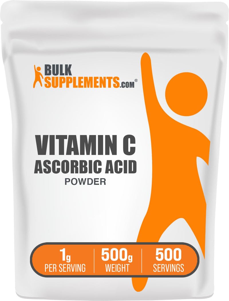 Foto 1 | Vitamina C En Polvo Bulksupplements.com Ácido Ascórbico 500 G - Venta Internacional.