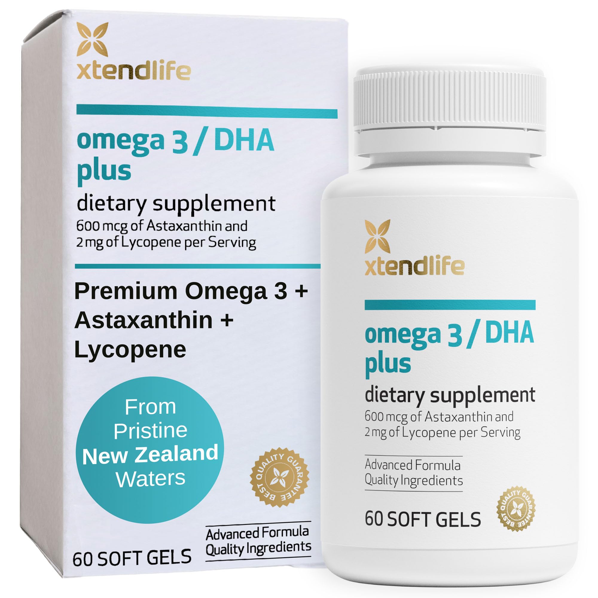 Foto 2 pulgar | Suplemento Xtendlife Omega 3 Dha Plus De Aceite De Pescado 1100 Mg - Venta Internacional.