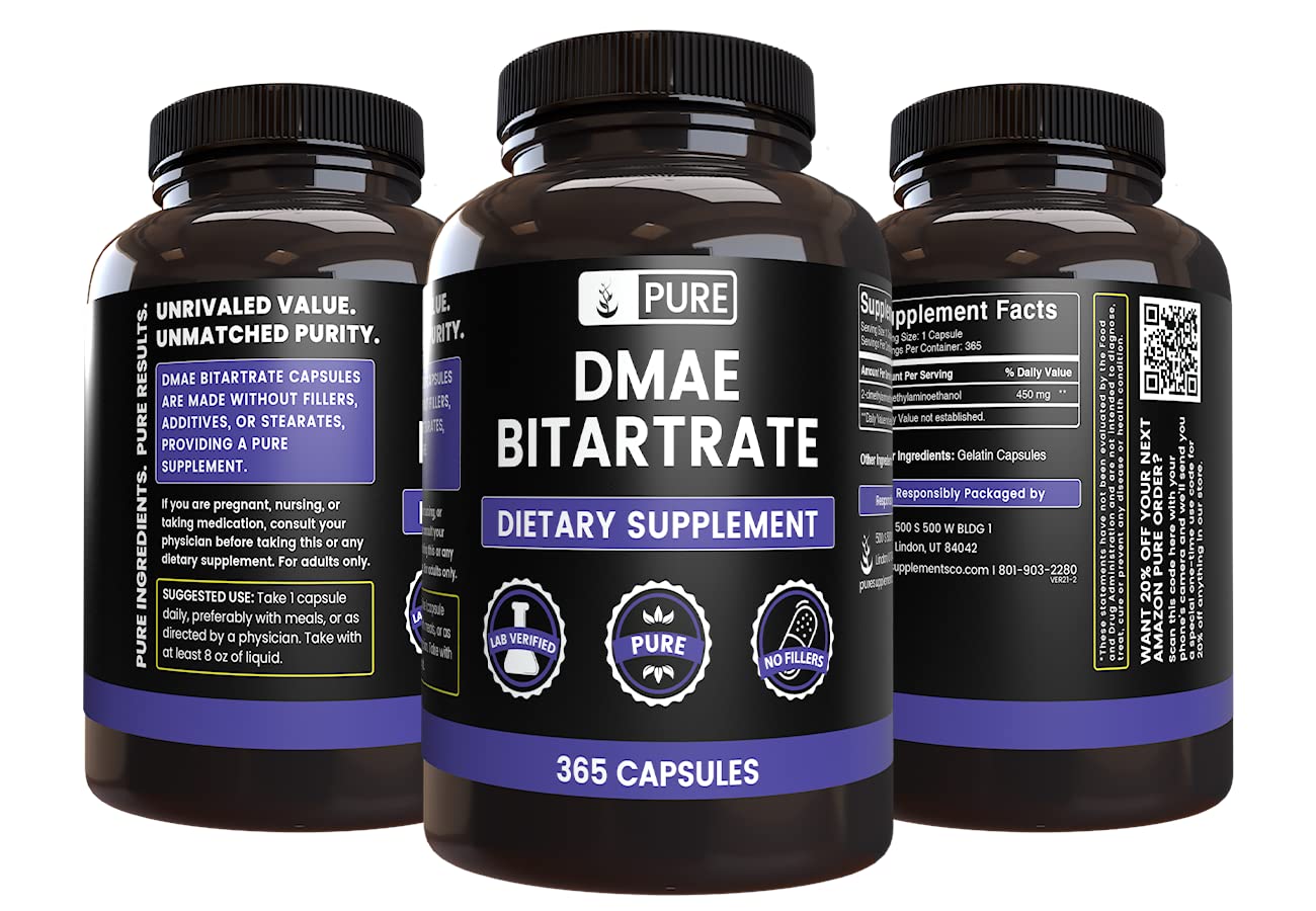 Foto 4 | Suplementos Dietéticos Ingredientes Originales Puros Bitartrato De Dmae - Venta Internacional.