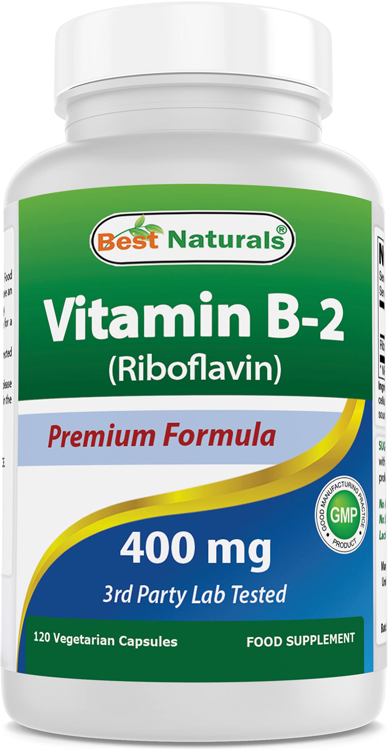Foto 2 pulgar | Suplemento Best Naturals De Vitamina B2 (riboflavina) 400 Mg 120 Cápsulas - Venta Internacional.