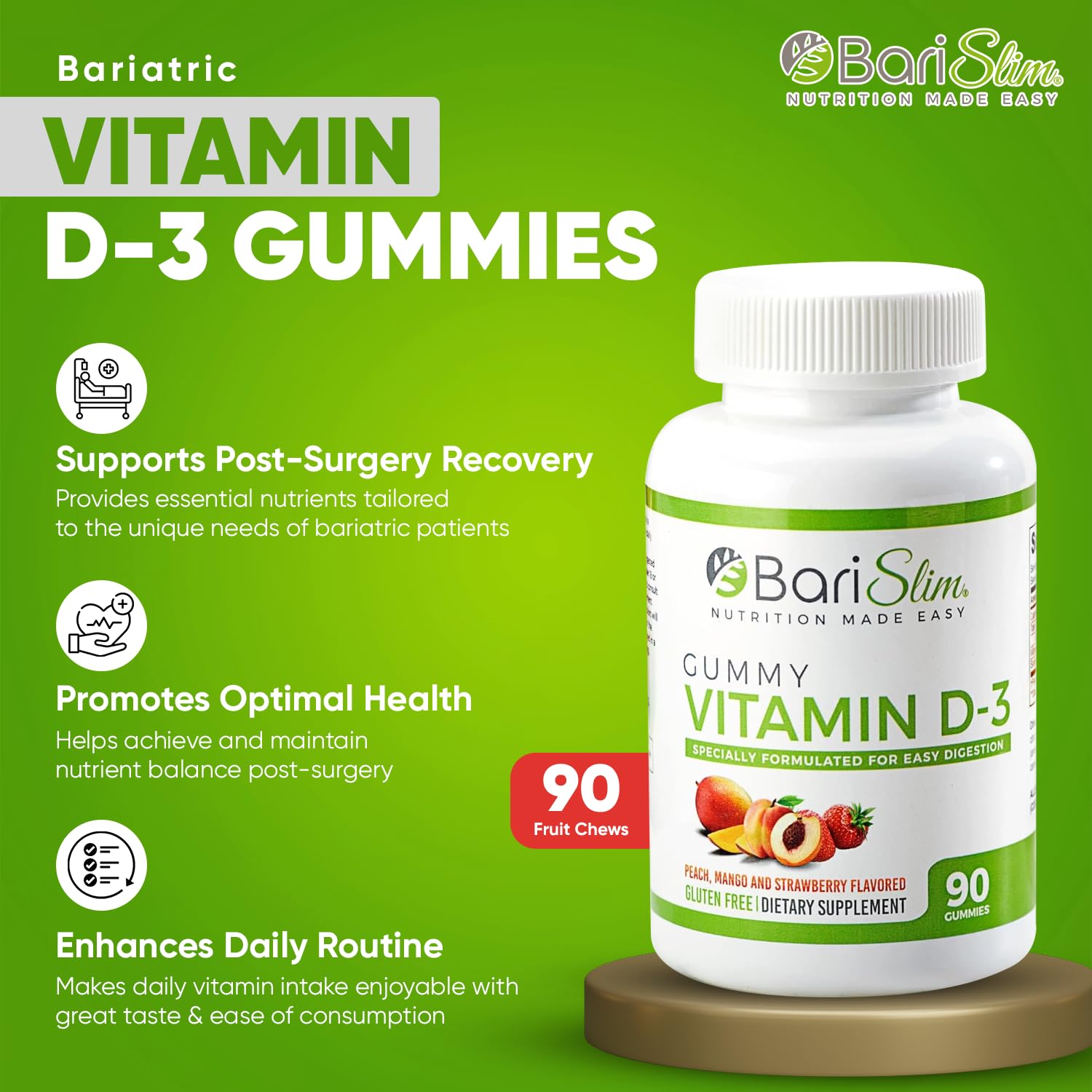 Foto 4 pulgar | Gomitas De Vitamina D-3 Barislim Bariatric Para Después De Perder Peso - Venta Internacional.