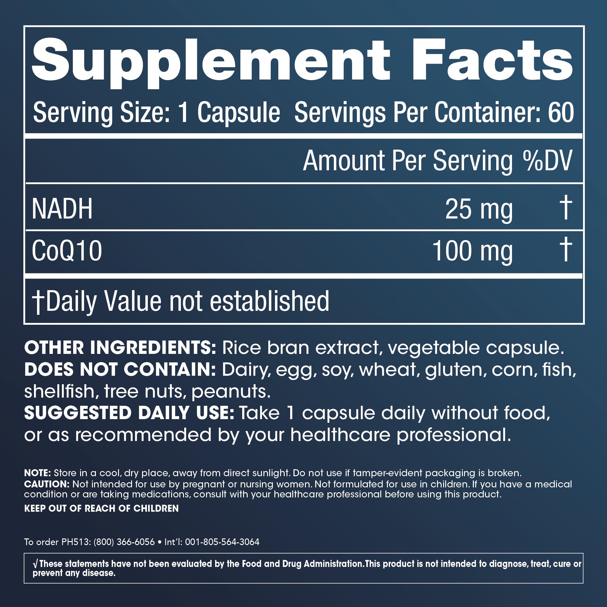 Foto 2 | Suplemento Prohealth Nadh + Coq10 Para 60 Días, 25 Mg/100 Mg - Venta Internacional.