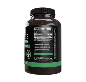 Foto 3 | Suplemento Pure Original Ingredients White Mulberry 365 Cápsulas - Venta Internacional.