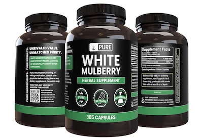 Foto 4 | Suplemento Pure Original Ingredients White Mulberry 365 Cápsulas - Venta Internacional.