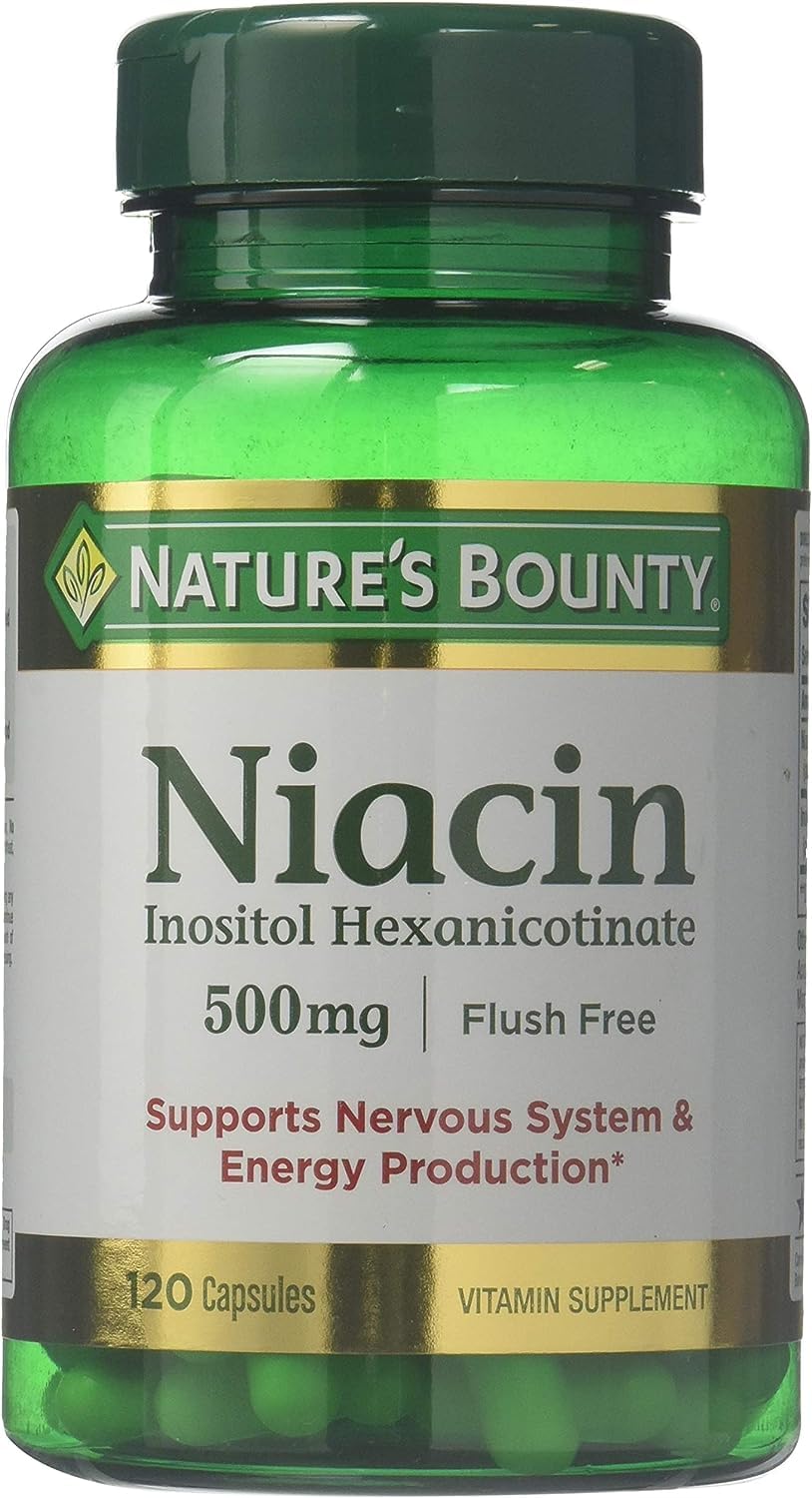 Foto 2 pulgar | Suplemento De Niacina Nature's Bounty Flush Free, 500 Mg, 240 Cápsulas - Venta Internacional.