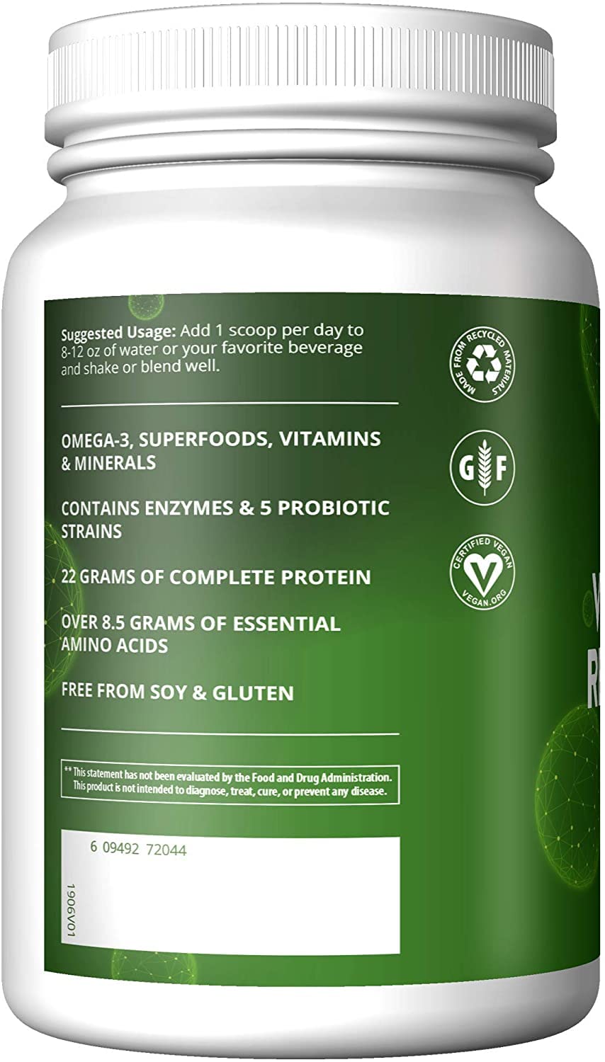 Foto 4 pulgar | Proteína Sustitutiva De Comidas Mrm Nutrition Veggie Vanilla 616 G - Venta Internacional.