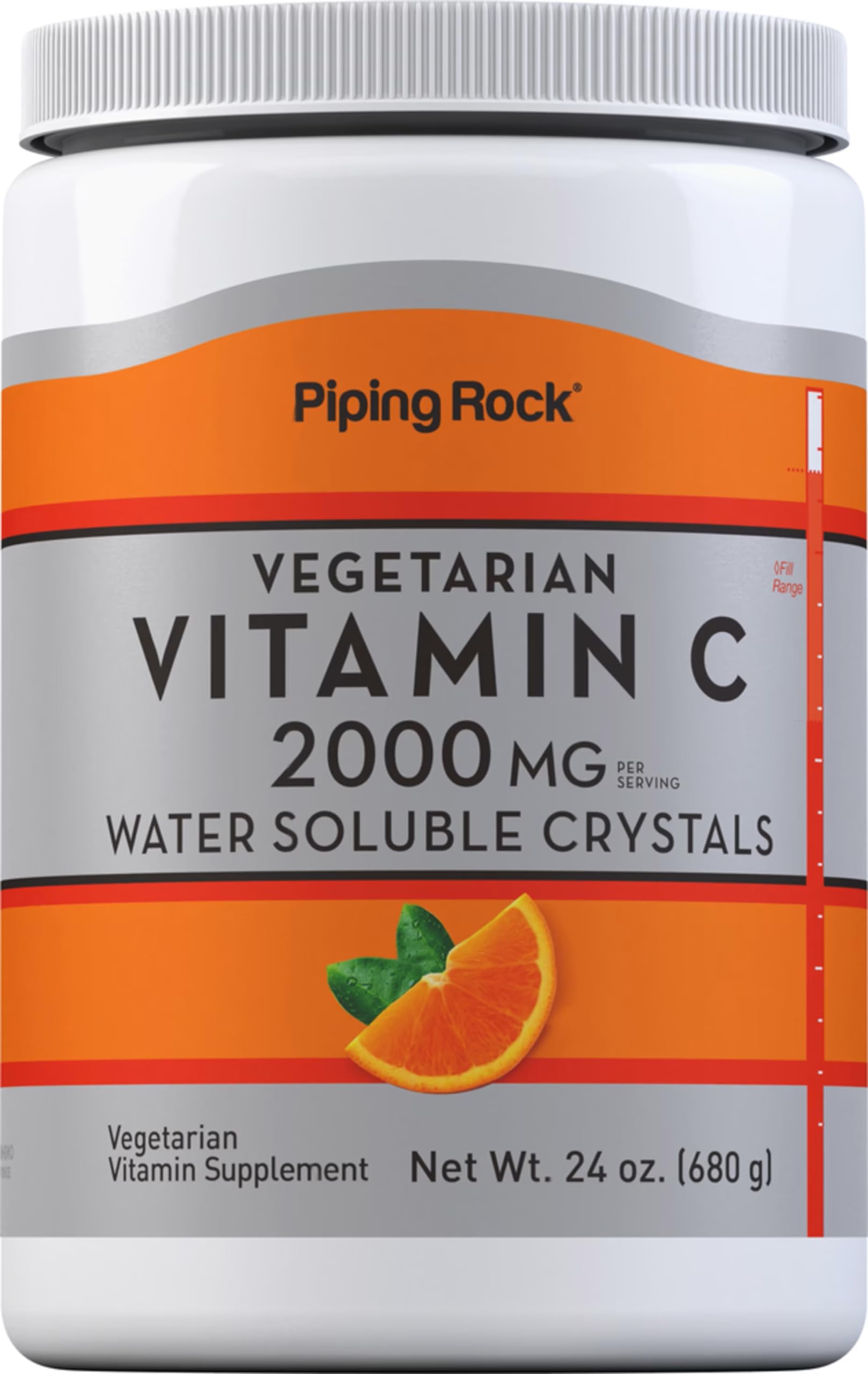 Foto 2 pulgar | Vitamina C En Polvo Piping Rock, 24 Oz (700 Ml), 2000 Mg De Ácido Ascórbico - Venta Internacional.