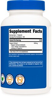 Foto 4 | Suplemento Nutricost Pygeum 5000 Mg 120 Cápsulas - Venta Internacional.