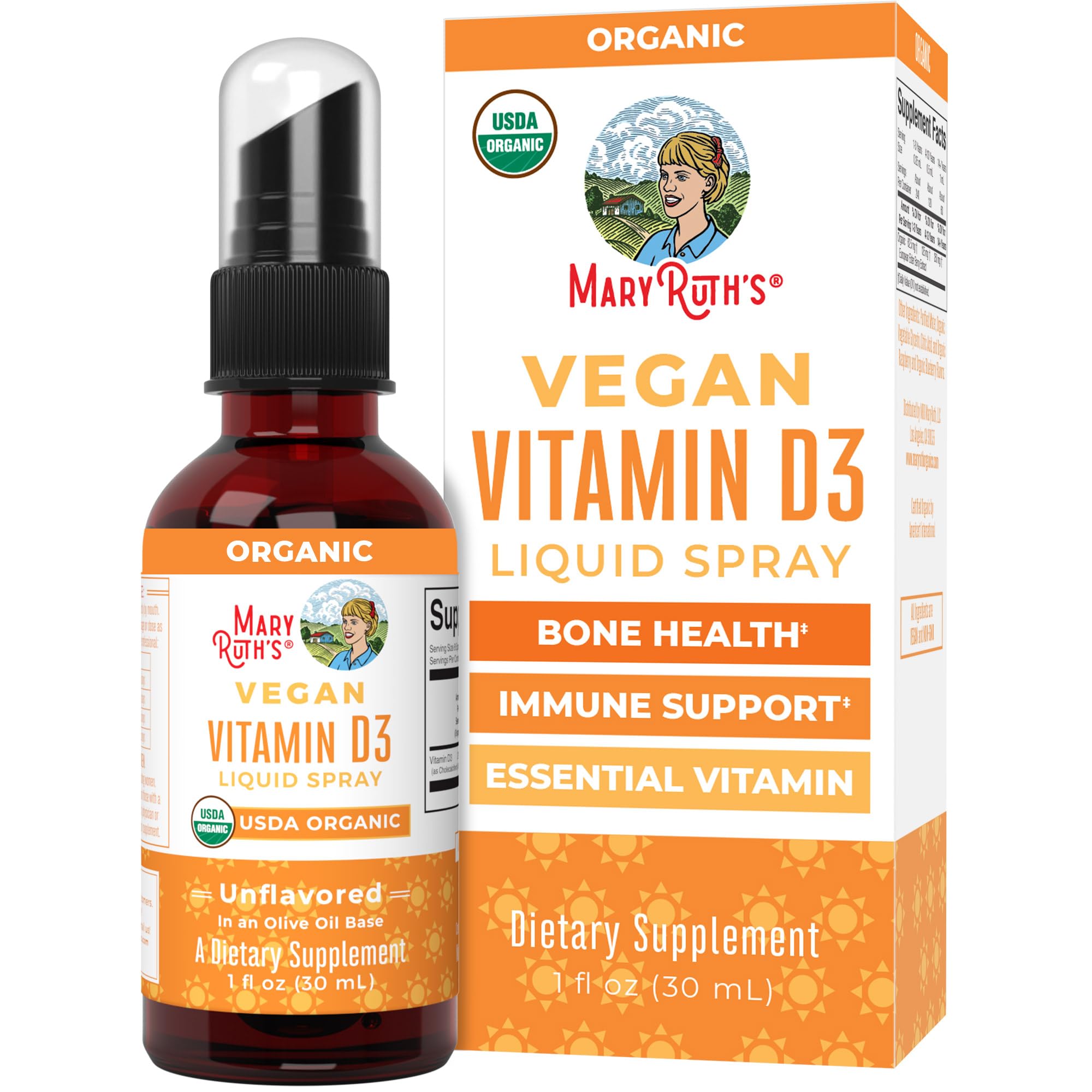Foto 2 pulgar | Spray De Vitamina D Maryruth Organics Vitamina D3, 30 Porciones - Venta Internacional.