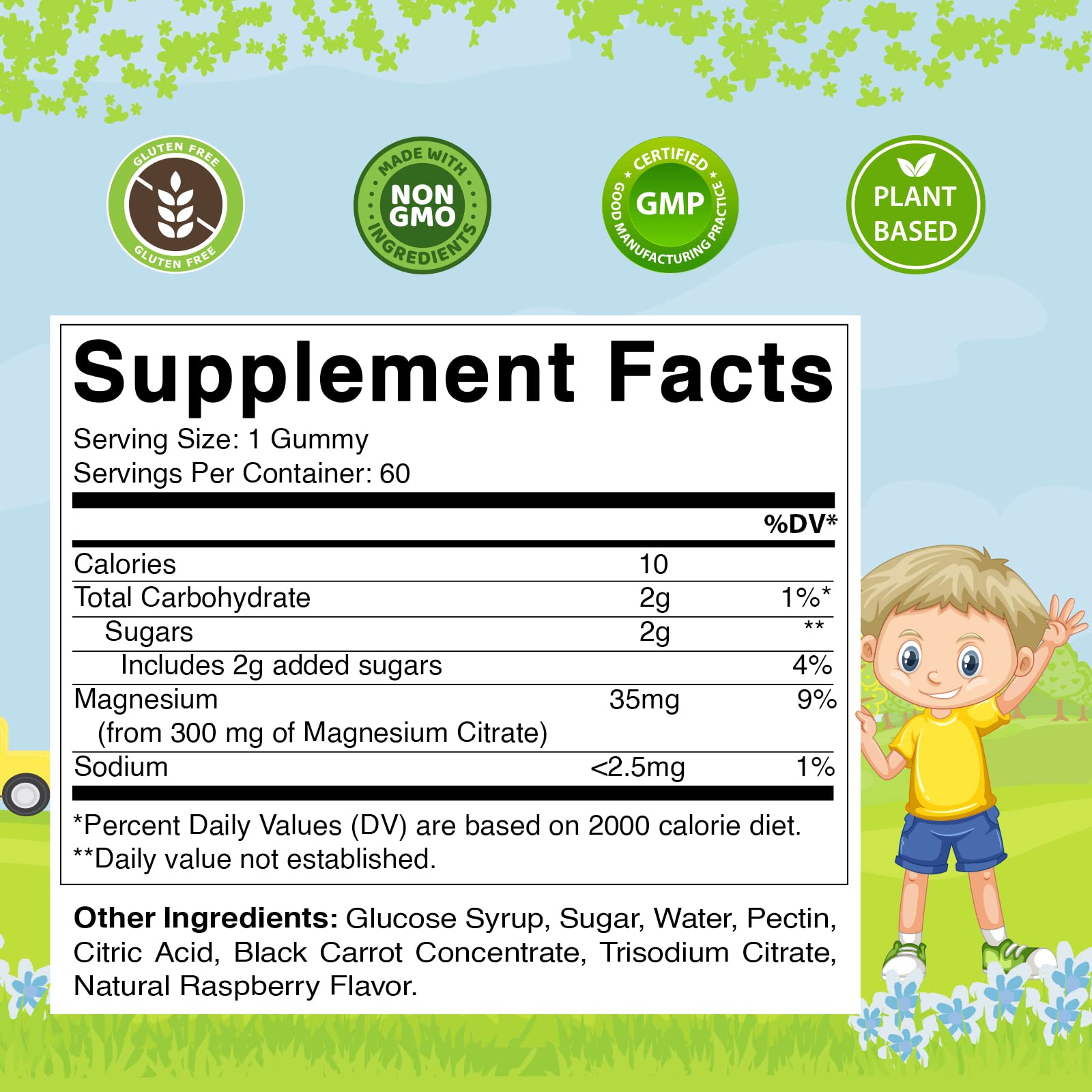 Foto 3 pulgar | Suplemento Vitamatic Kids Magnesium Calm Gummies 60 Vegan - Venta Internacional.
