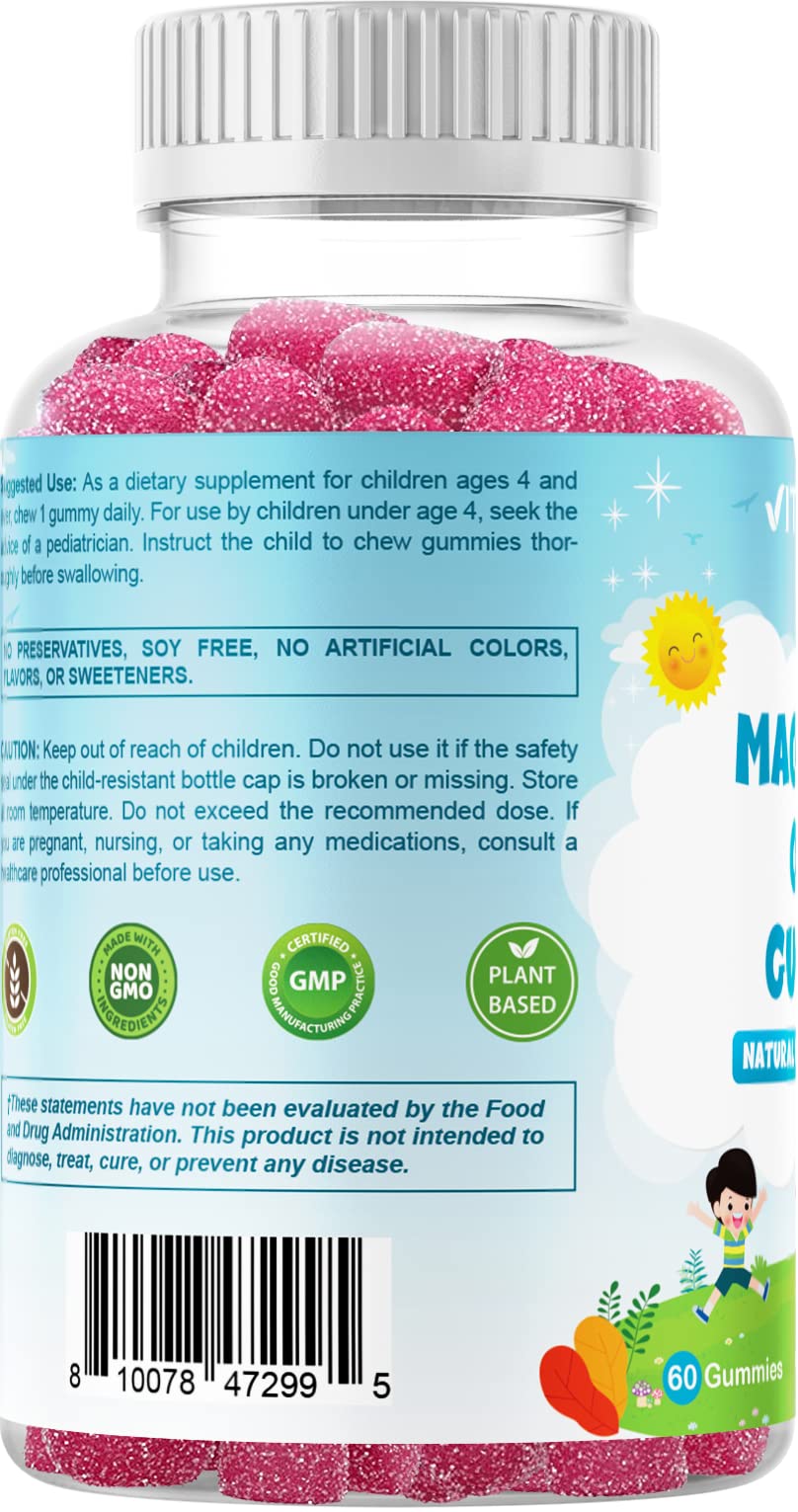 Foto 4 pulgar | Suplemento Vitamatic Kids Magnesium Calm Gummies 60 Vegan - Venta Internacional.
