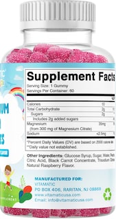 Foto 4 | Suplemento Vitamatic Kids Magnesium Calm Gummies 60 Vegan - Venta Internacional.