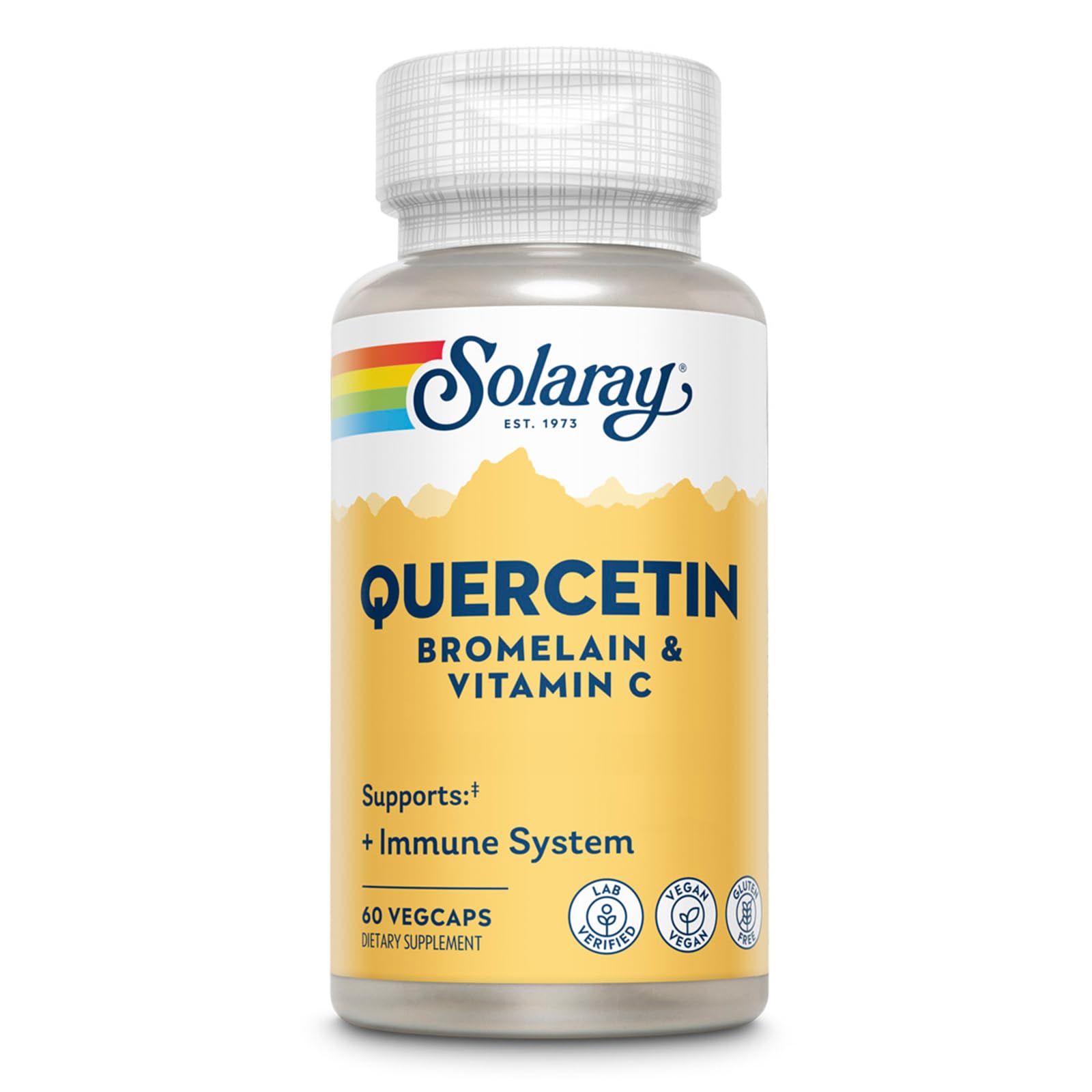 Foto 2 pulgar | Suplemento De Quercetina Solaray Con Bromelina Y Vitamina C, 60 Vegetales - Venta Internacional.