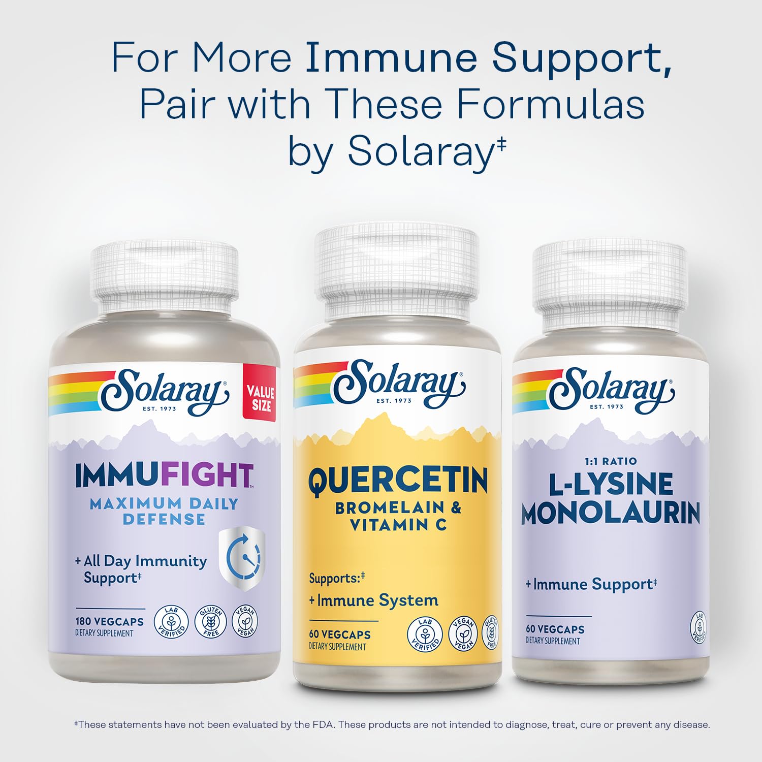 Foto 7 pulgar | Suplemento De Quercetina Solaray Con Bromelina Y Vitamina C, 60 Vegetales - Venta Internacional.
