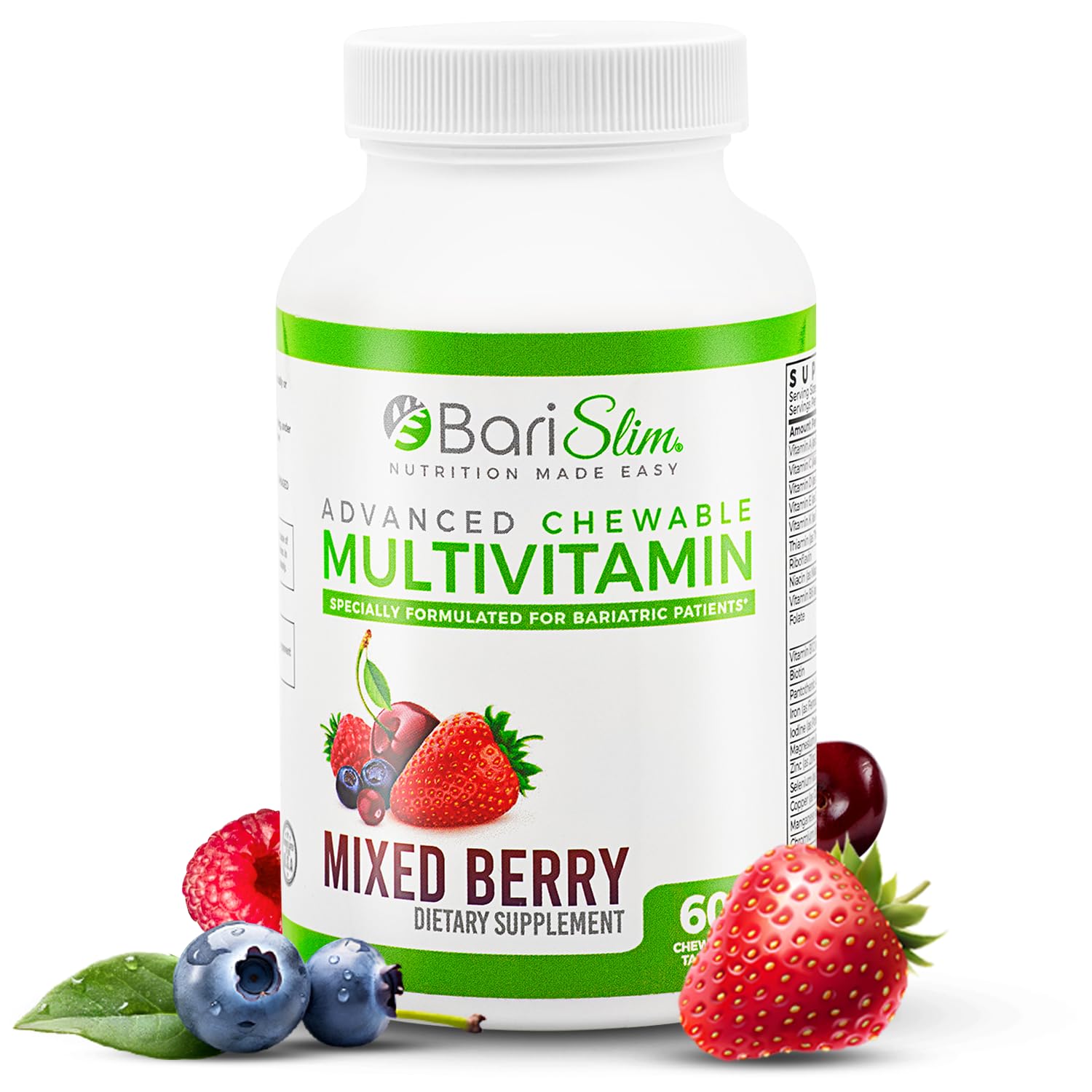 Foto 2 pulgar | Comprimidos Multivitamínicos Bariátricos Masticables Barislim Advanced - Venta Internacional.