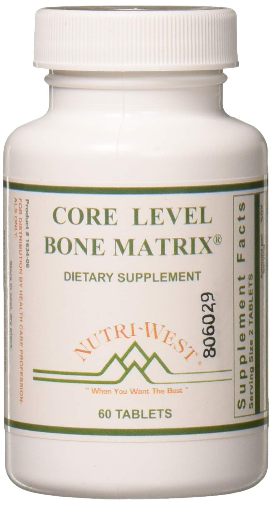 Foto 1 | Suplemento Nutri-west Core Level Bone Matrix 60 Comprimidos - Venta Internacional.