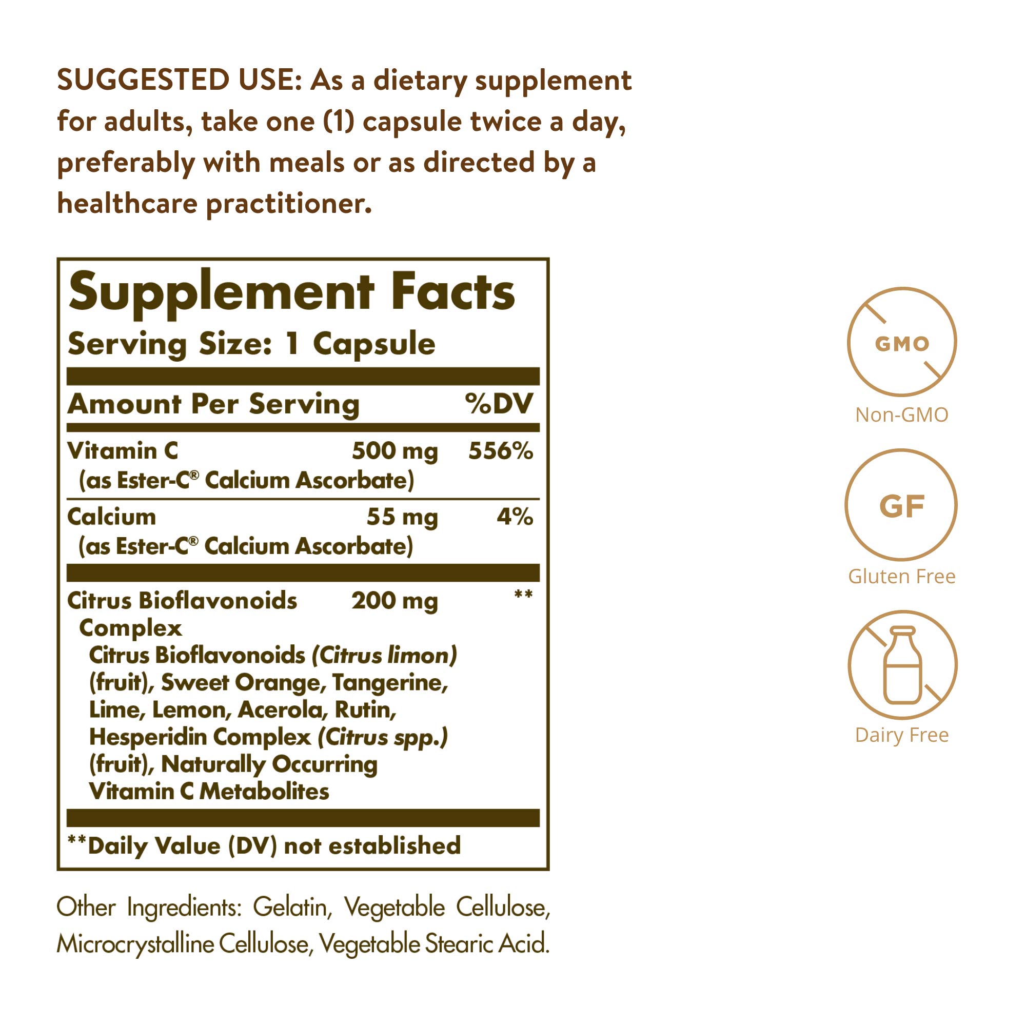 Foto 3 pulgar | Suplemento Solgar Ester-c Plus 500 Mg De Vitamina C 90 Cápsulas - Venta Internacional.