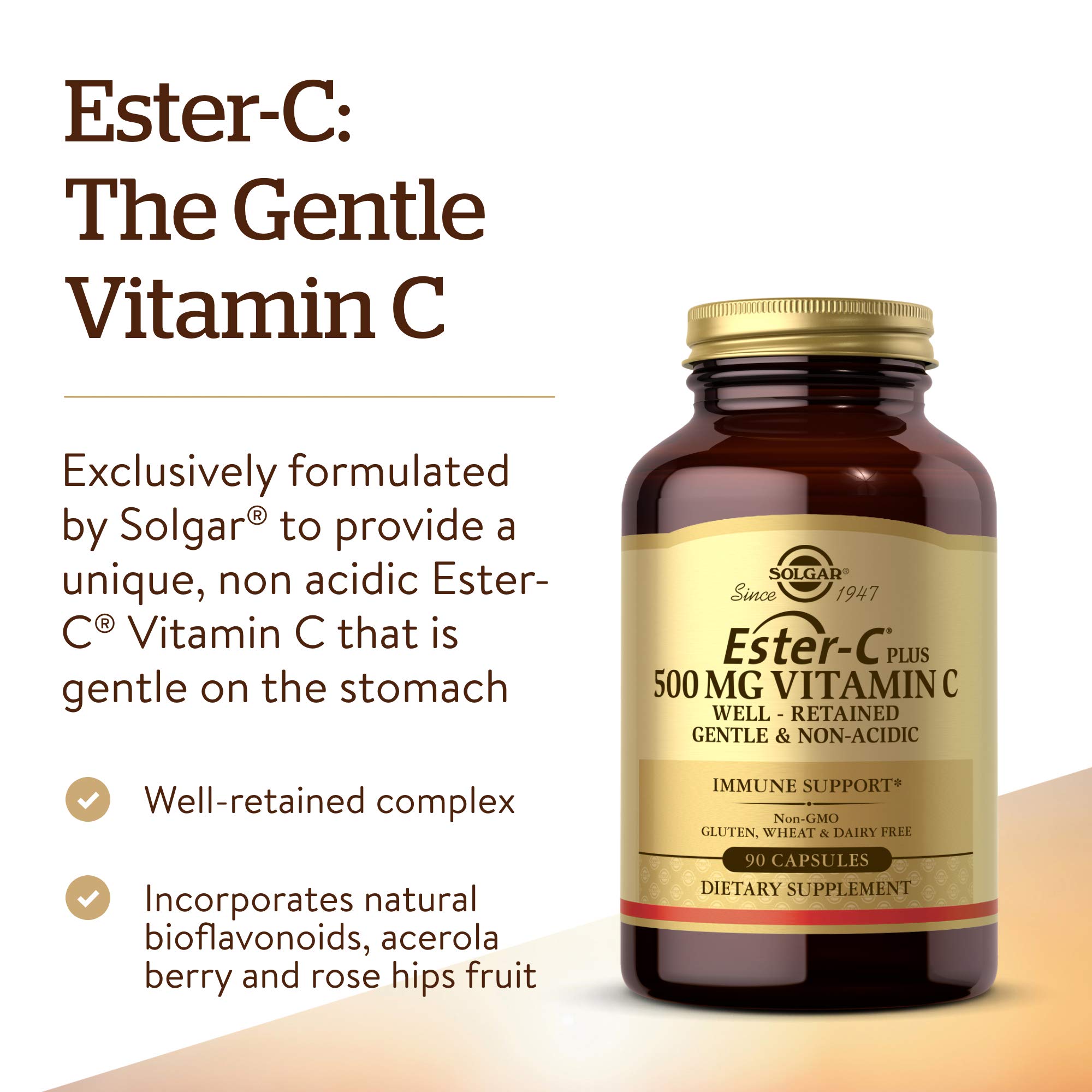 Foto 4 pulgar | Suplemento Solgar Ester-c Plus 500 Mg De Vitamina C 90 Cápsulas - Venta Internacional.