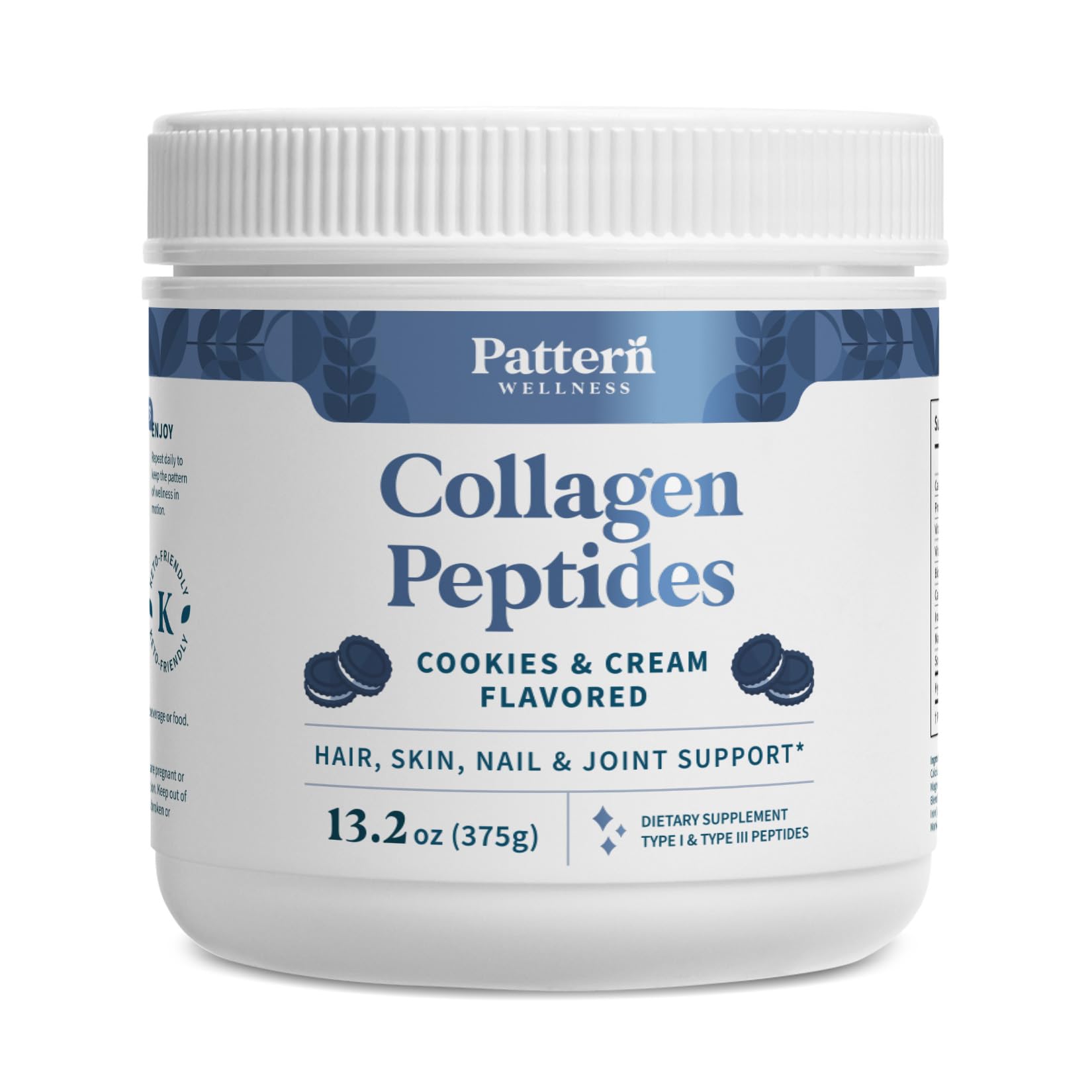 Foto 1 | Crema Y Galletas Wellness Pattern Con Patrón De Péptidos De Colágeno 37 - Venta Internacional.