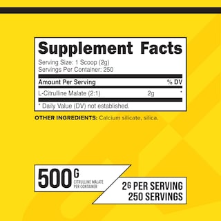 Foto 2 | Suplemento Primaforce L-citrulina Malato En Polvo 500 G - Venta Internacional.