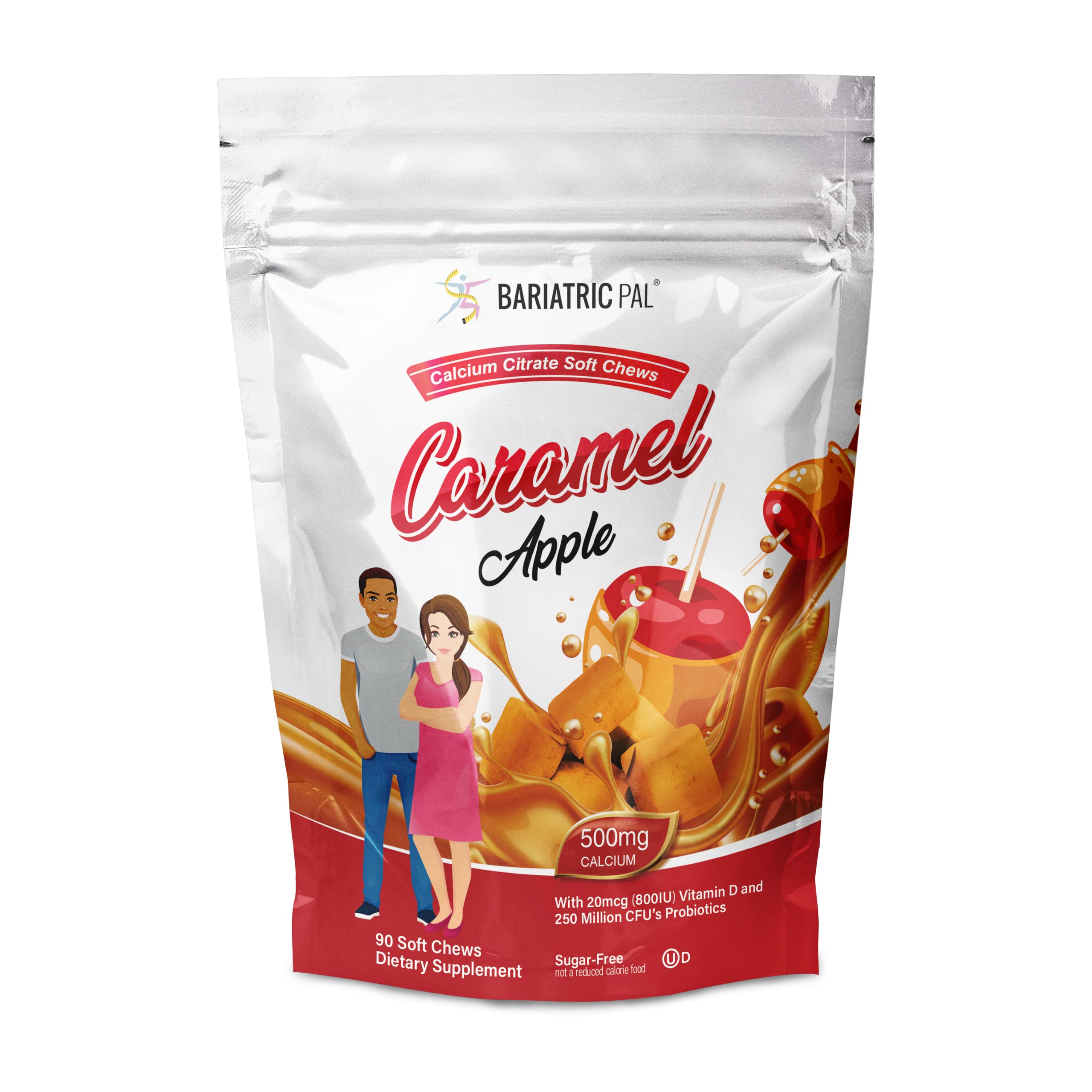 Foto 1 | Masticables Blandos Con Citrato De Calcio Bariatricpal 500 Mg Con Probióticos - Venta Internacional.